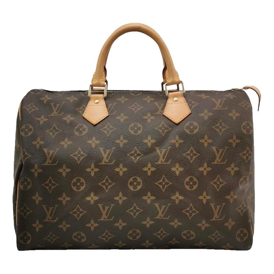 Speedy leather handbag