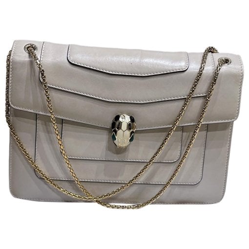 Serpenti leather handbag
