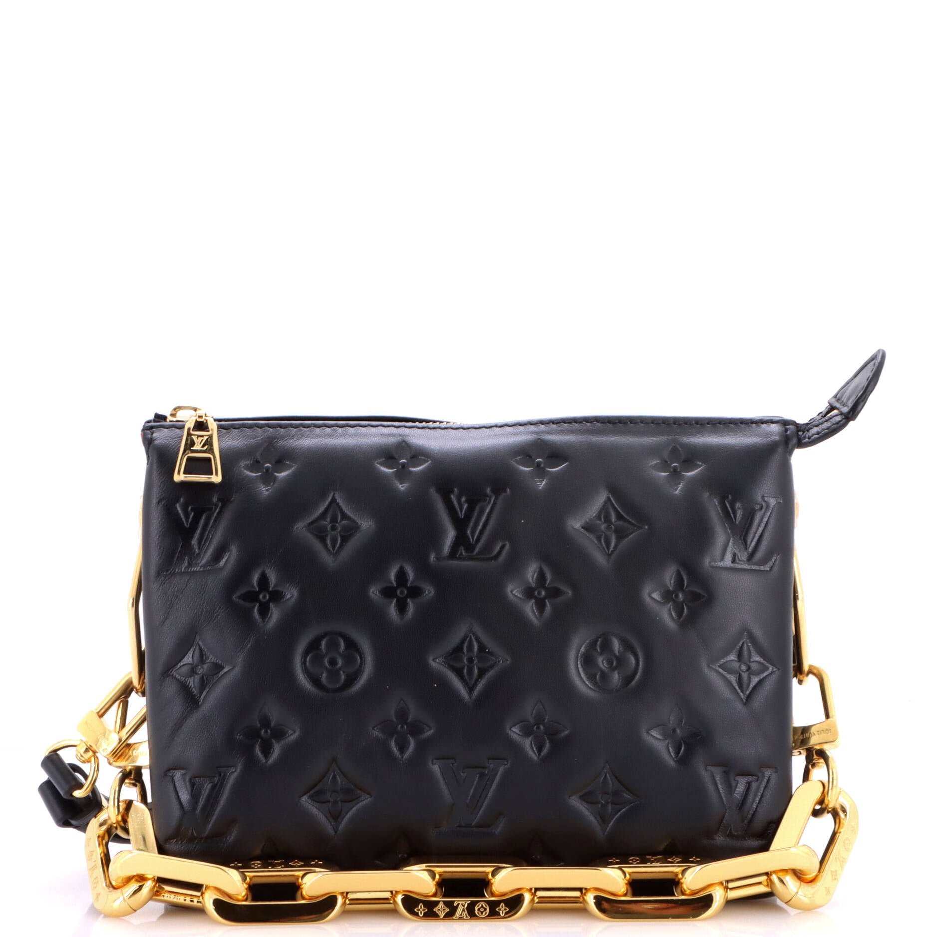 Coussin Bag Monogram Embossed Lambskin BB