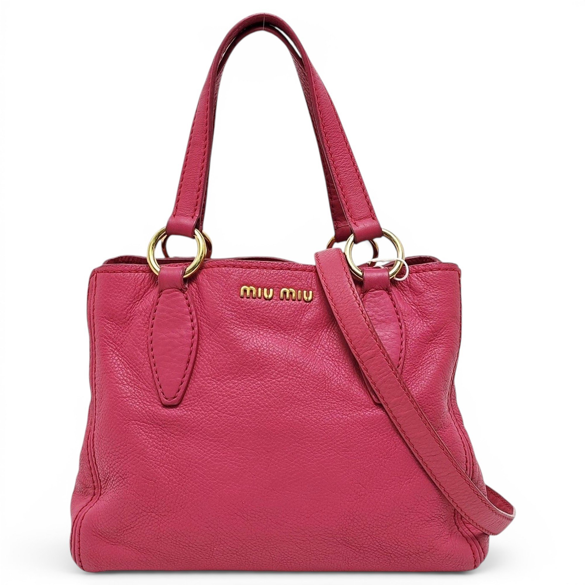 Leather handbag