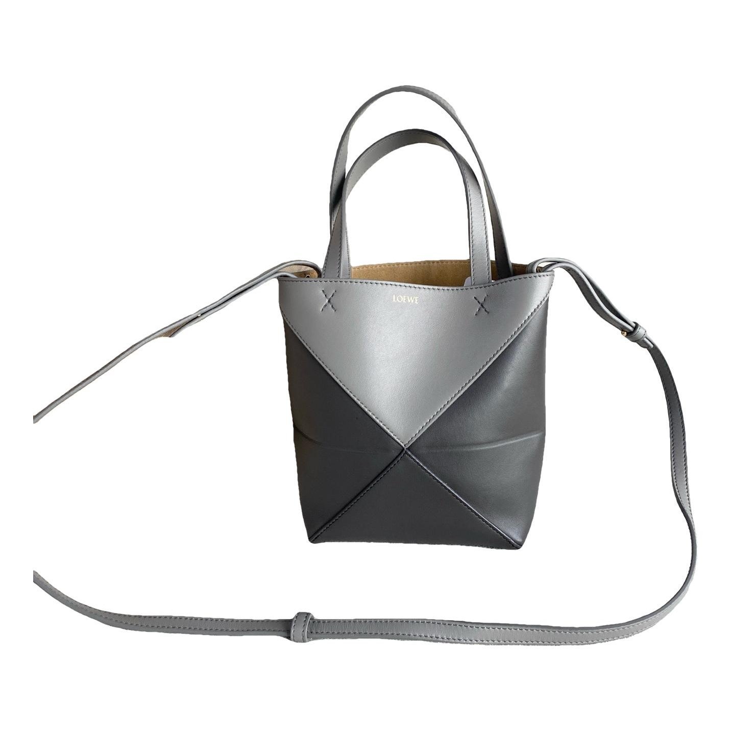 Puzzle Fold leather handbag