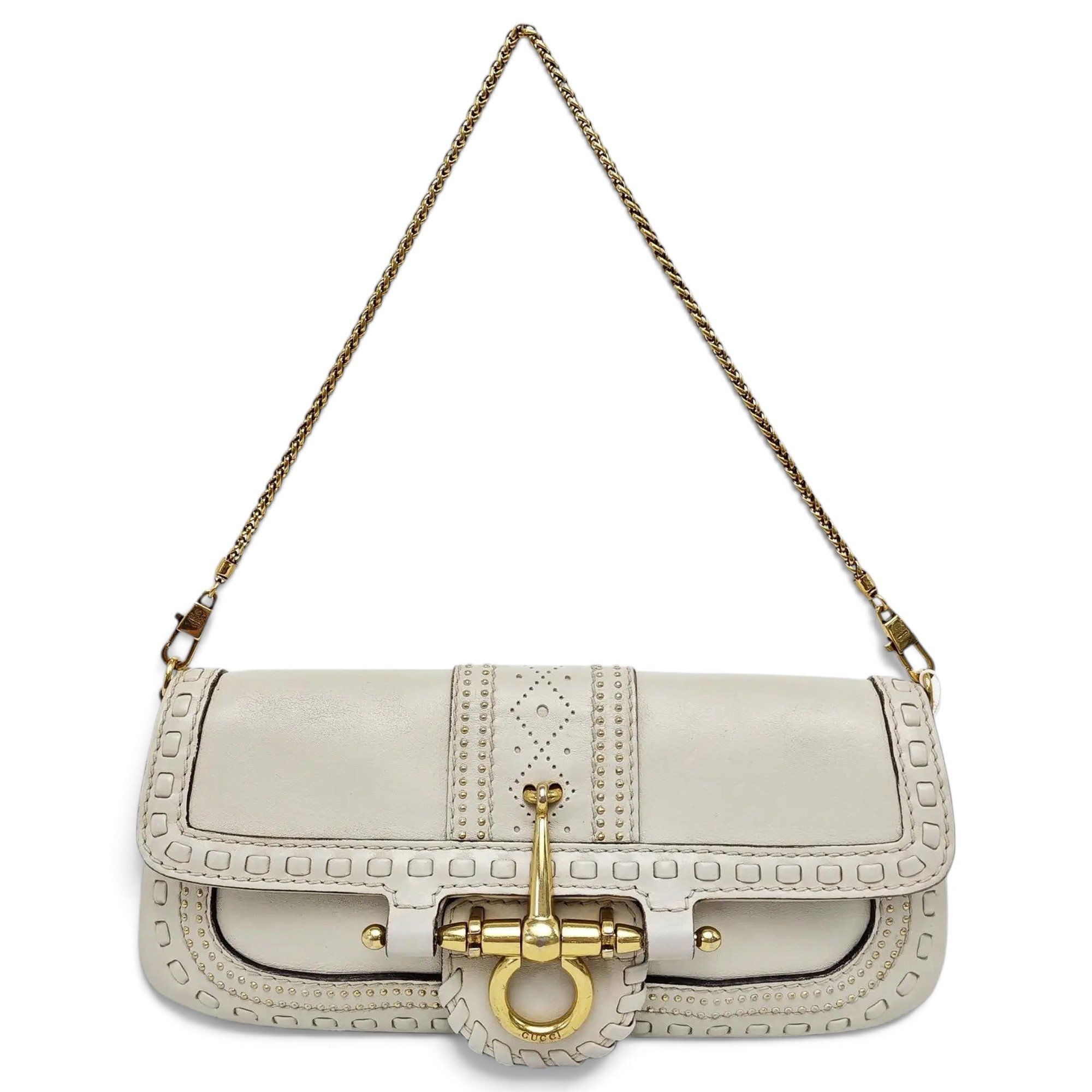Snaffle Bit leather handbag