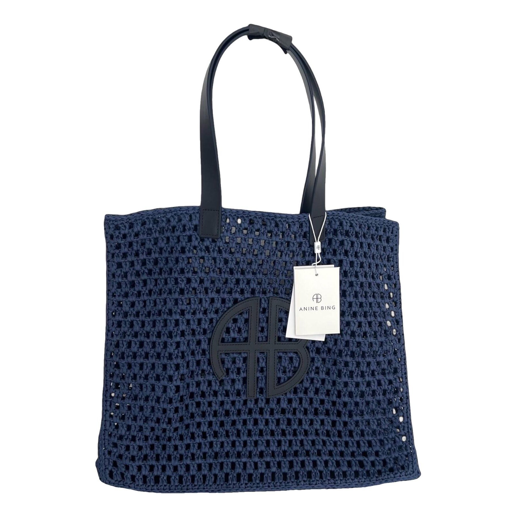 Leather tote