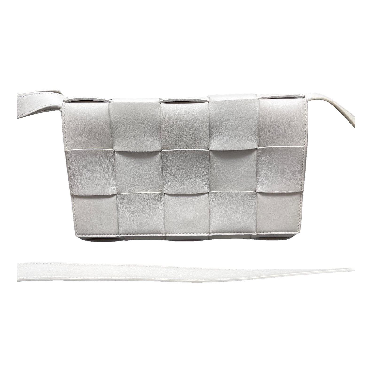 Cassette leather handbag