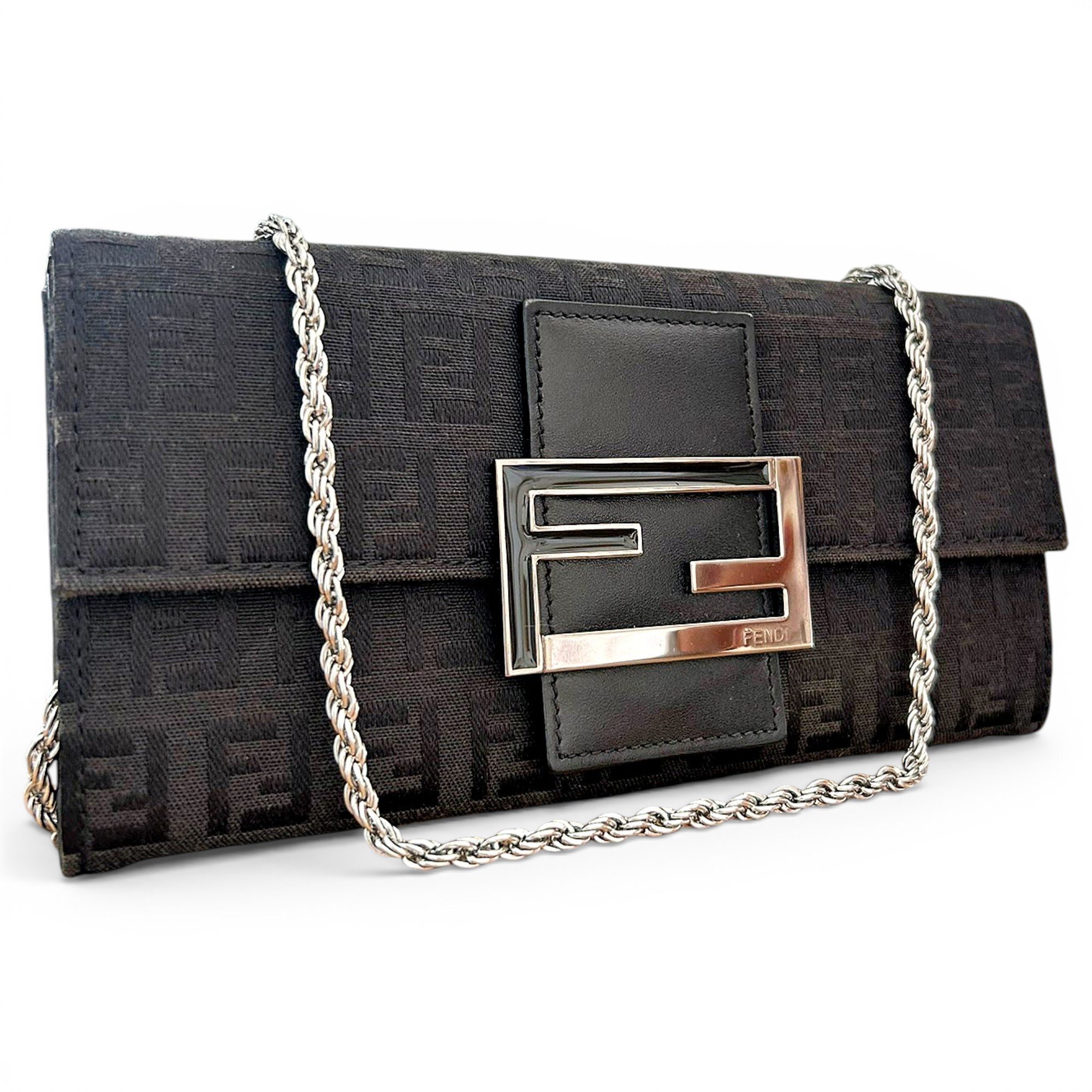 Baguette cloth crossbody bag