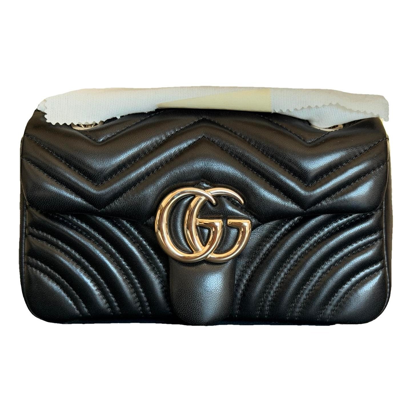 GG Marmont Flap leather crossbody bag