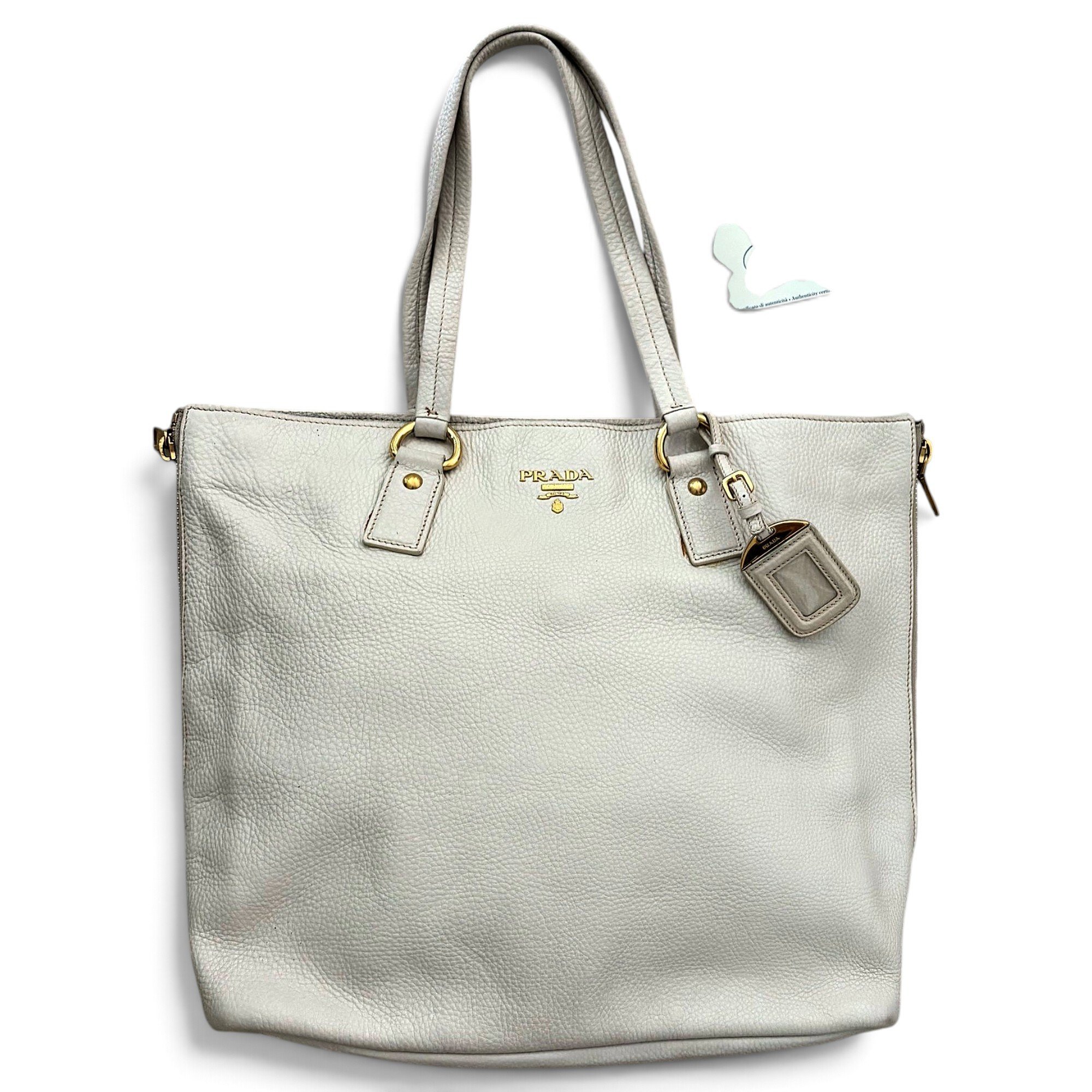 Leather tote