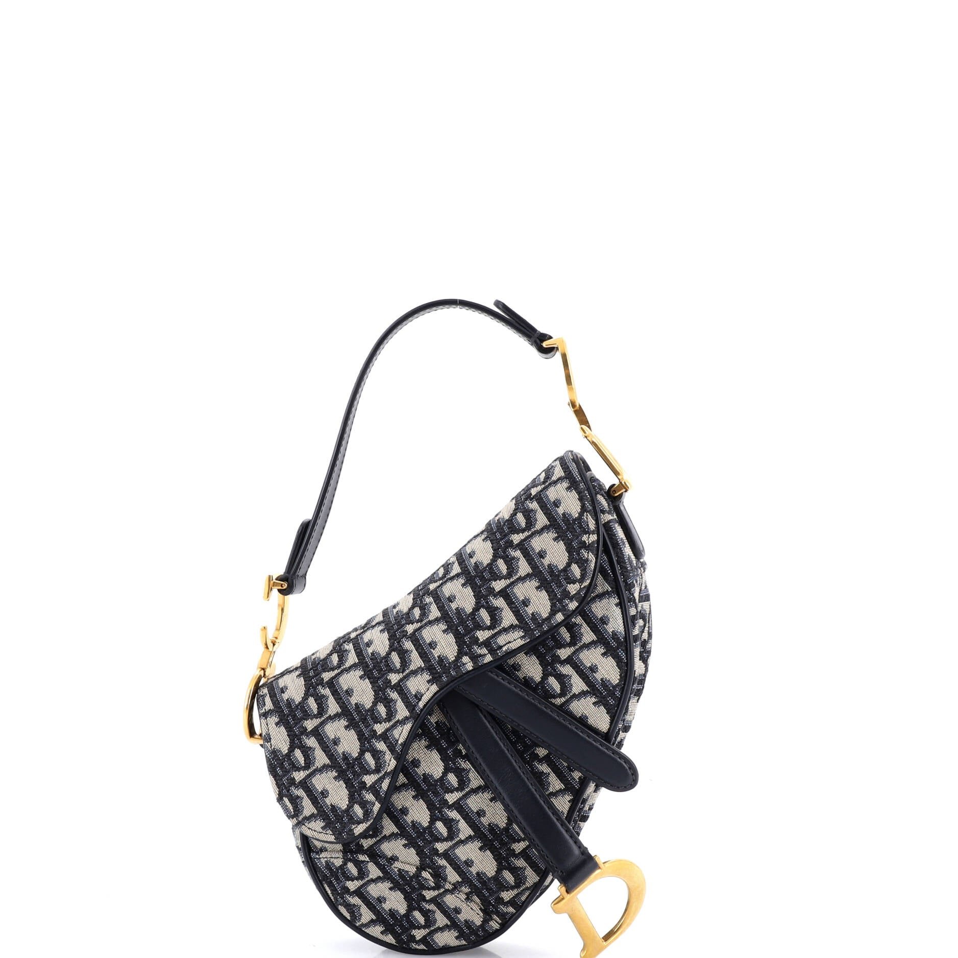 Dior Saddle Handbag Oblique Canvas Mini