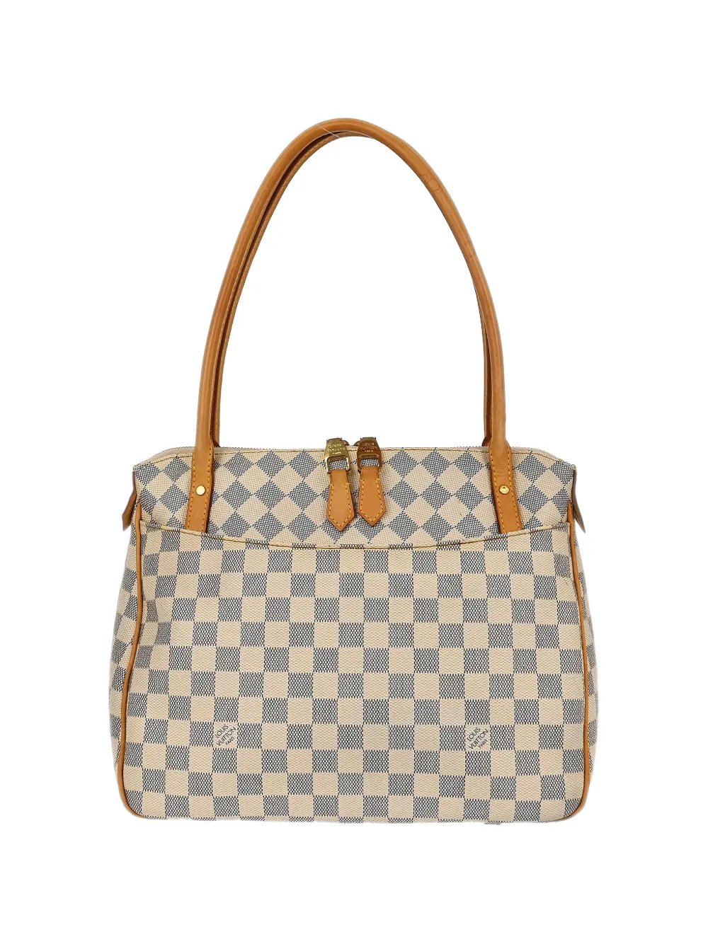2012 PM Damier Azur Figari shoulder bag