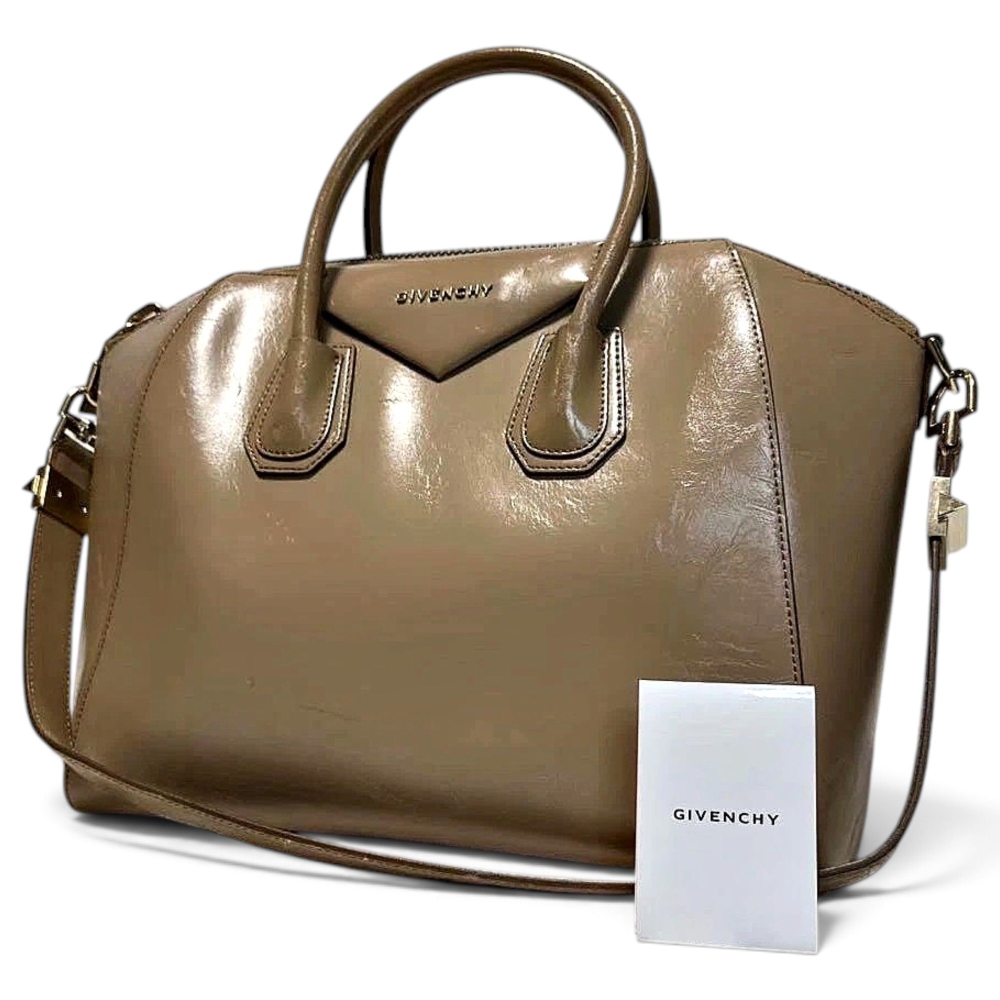 Leather handbag