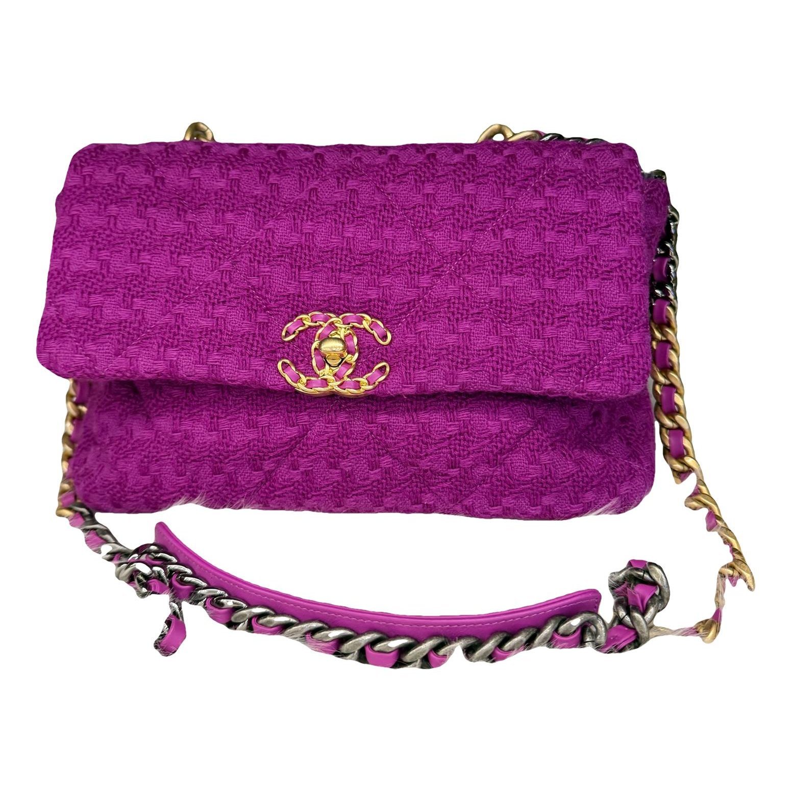 Wallet On Chain Timeless/Classique tweed handbag