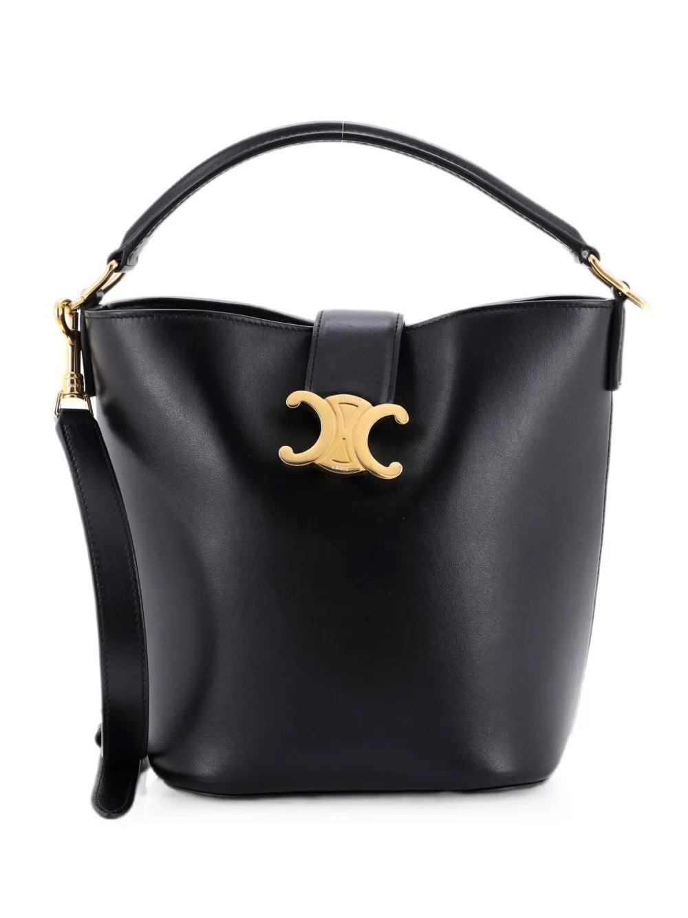 Louise Bag Leather Small bucket bag