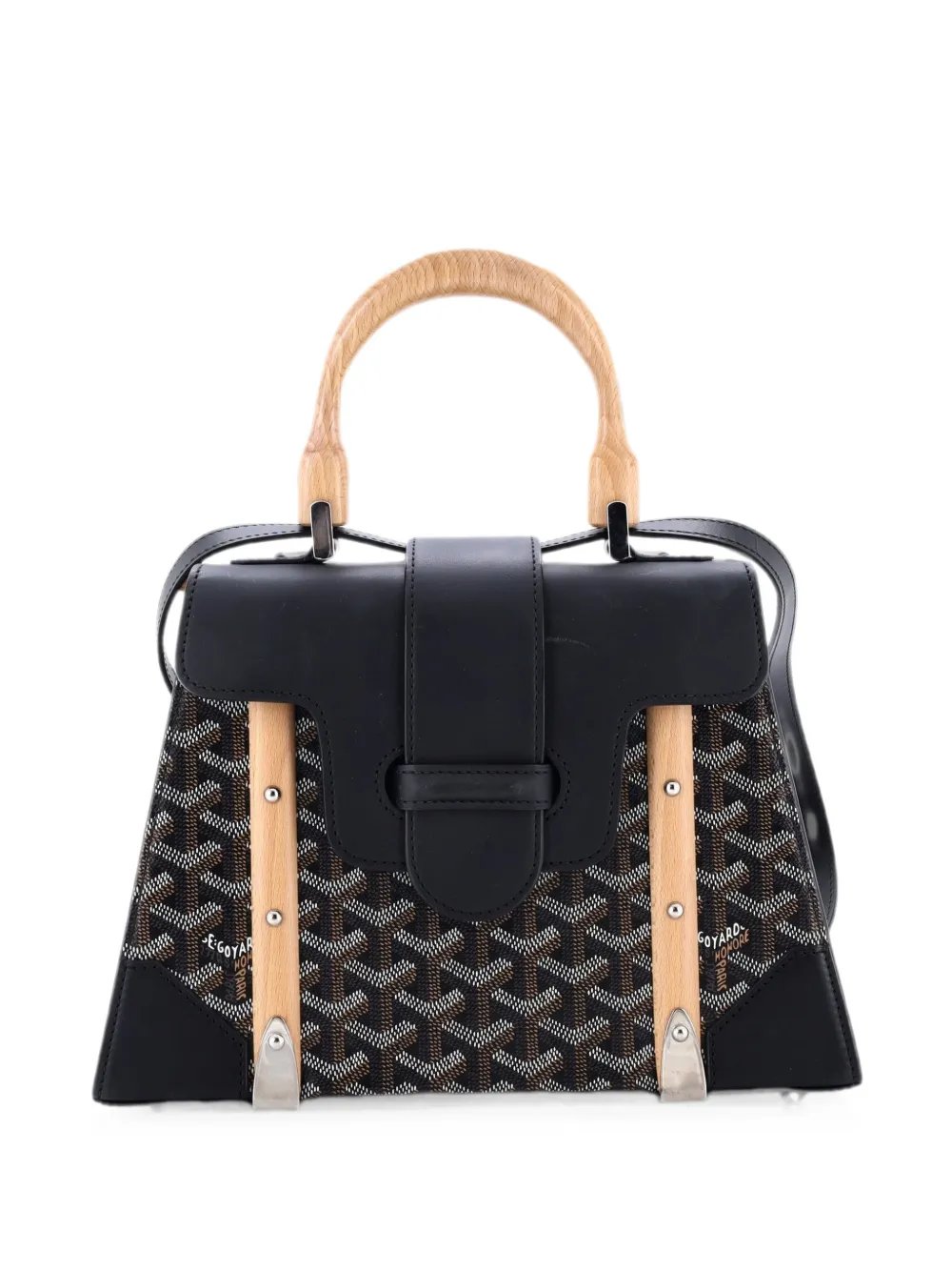 Saigon Top Handle Bag Coated Canvas with Leather PM satchel