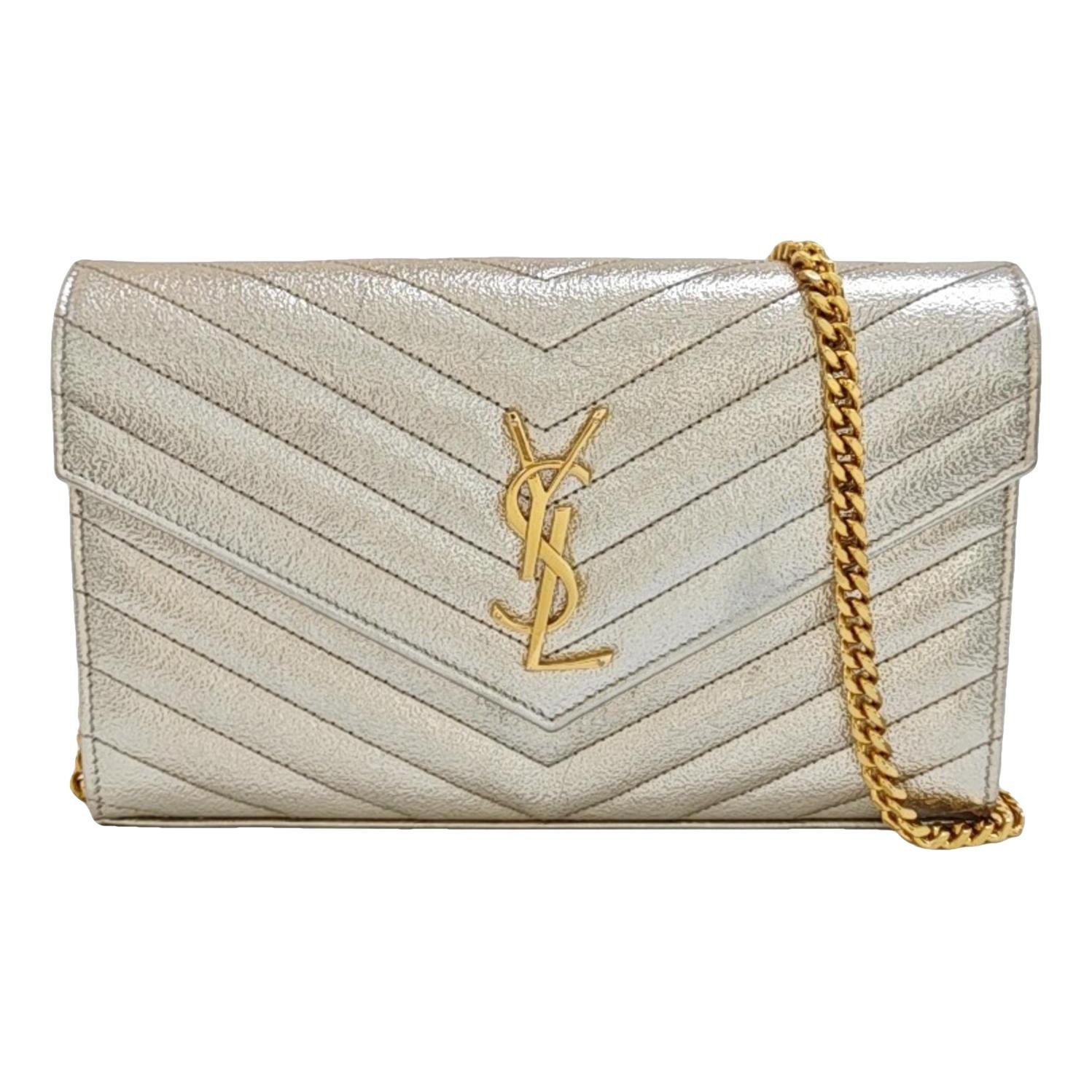 Portefeuille enveloppe leather crossbody bag