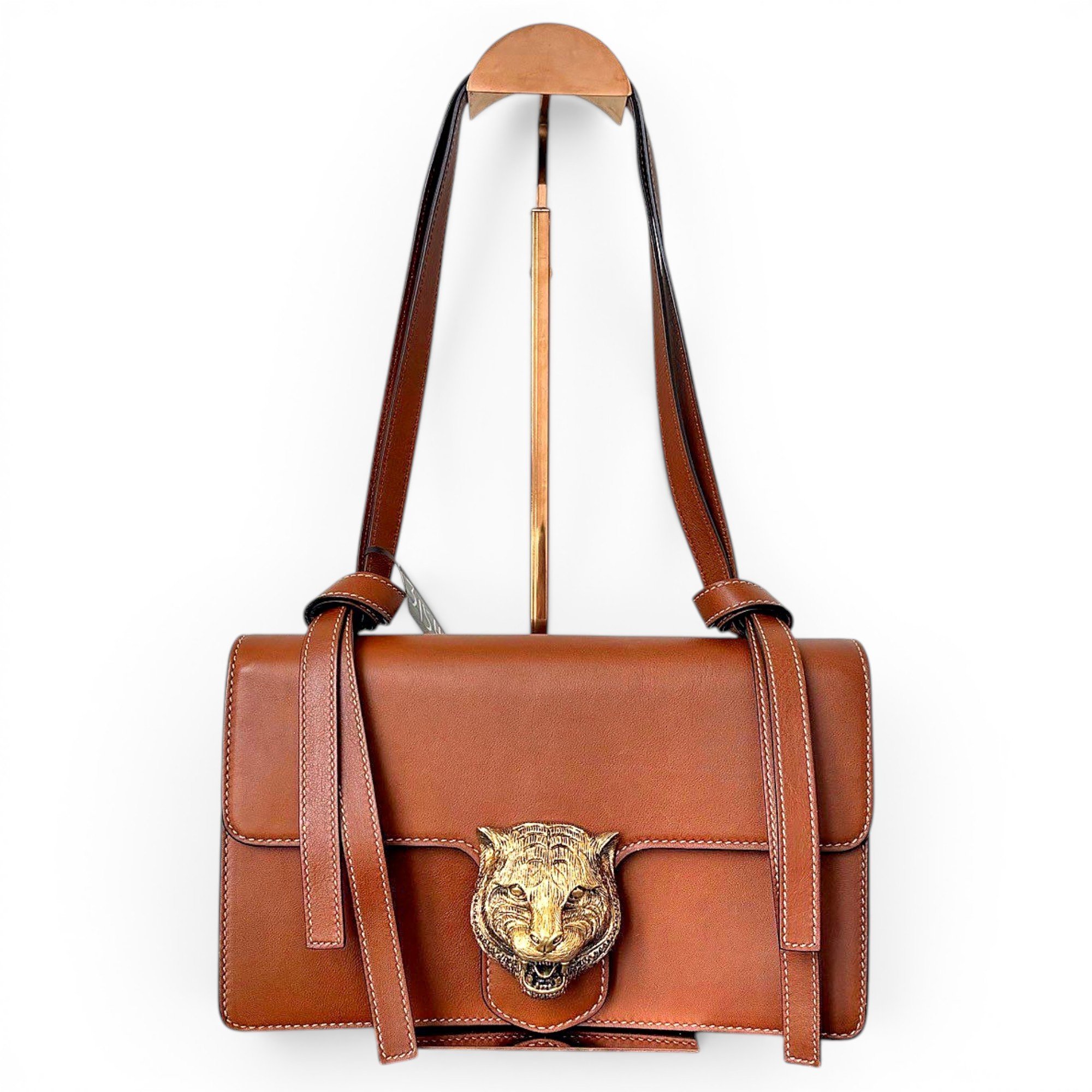 Animalier leather handbag