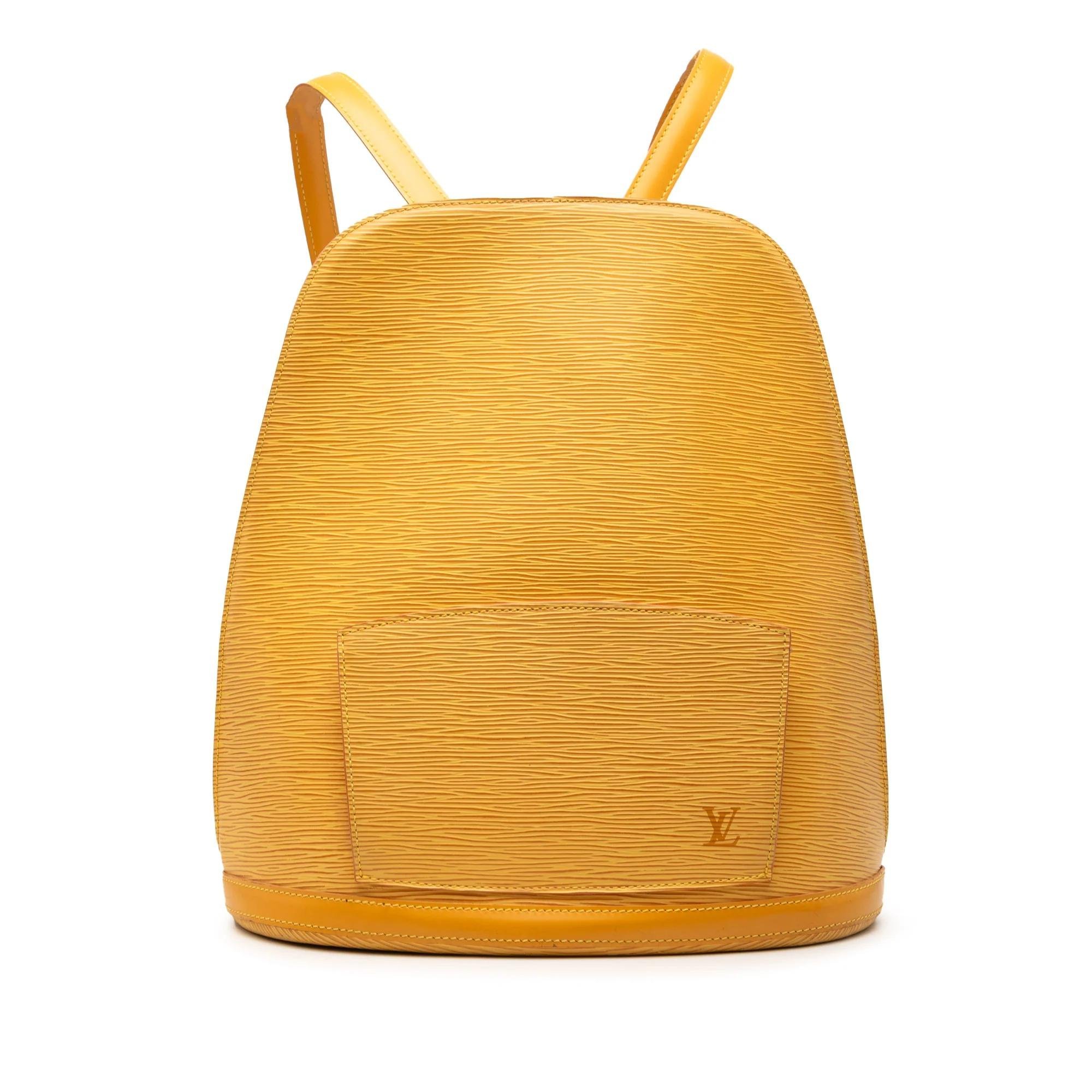 Leather backpack