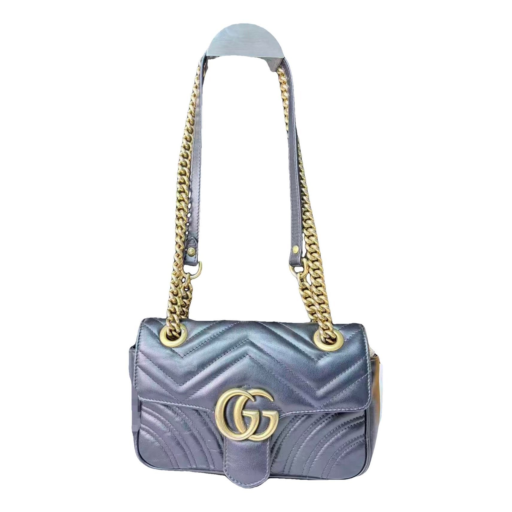 GG Marmont Flap leather handbag