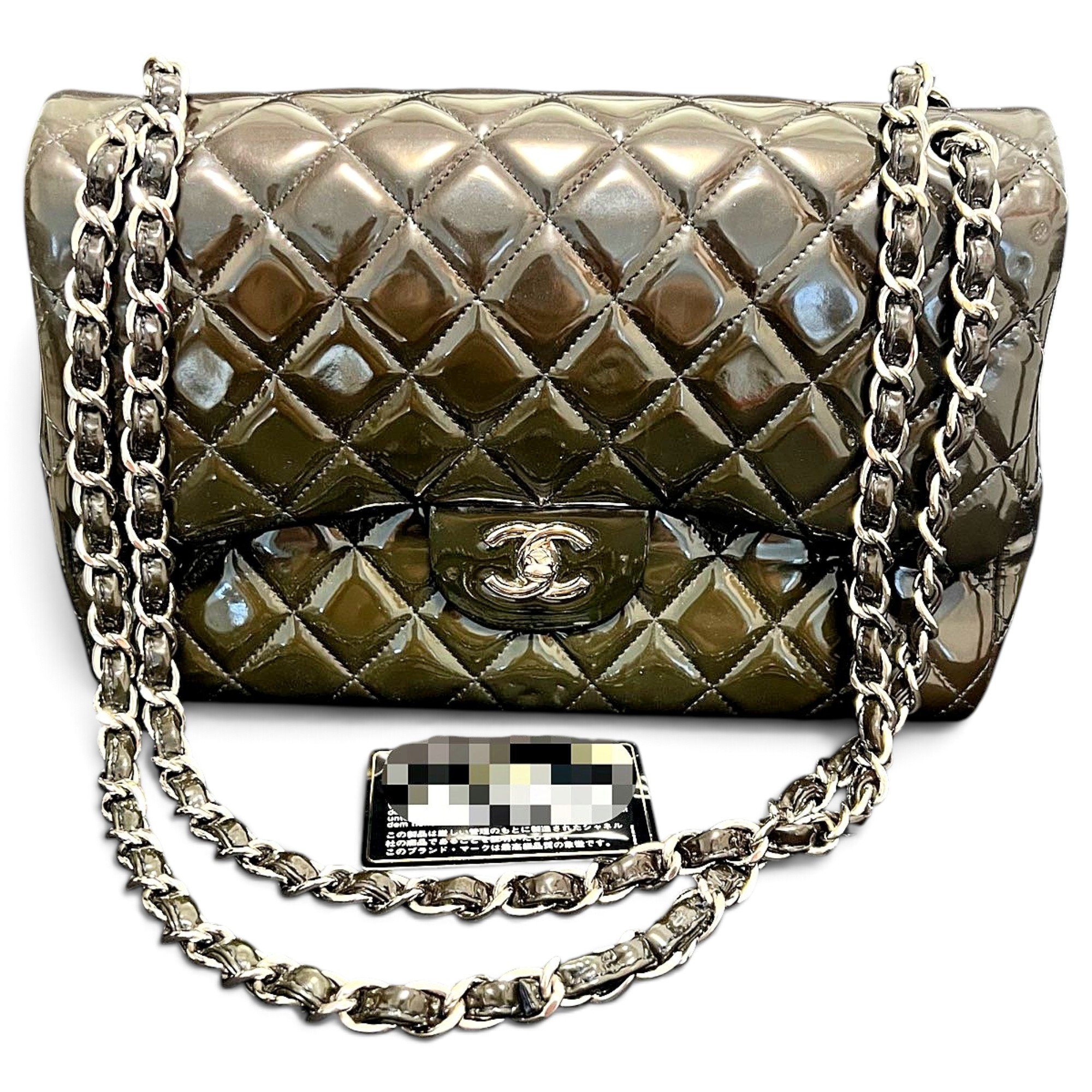 Timeless/Classique patent leather handbag