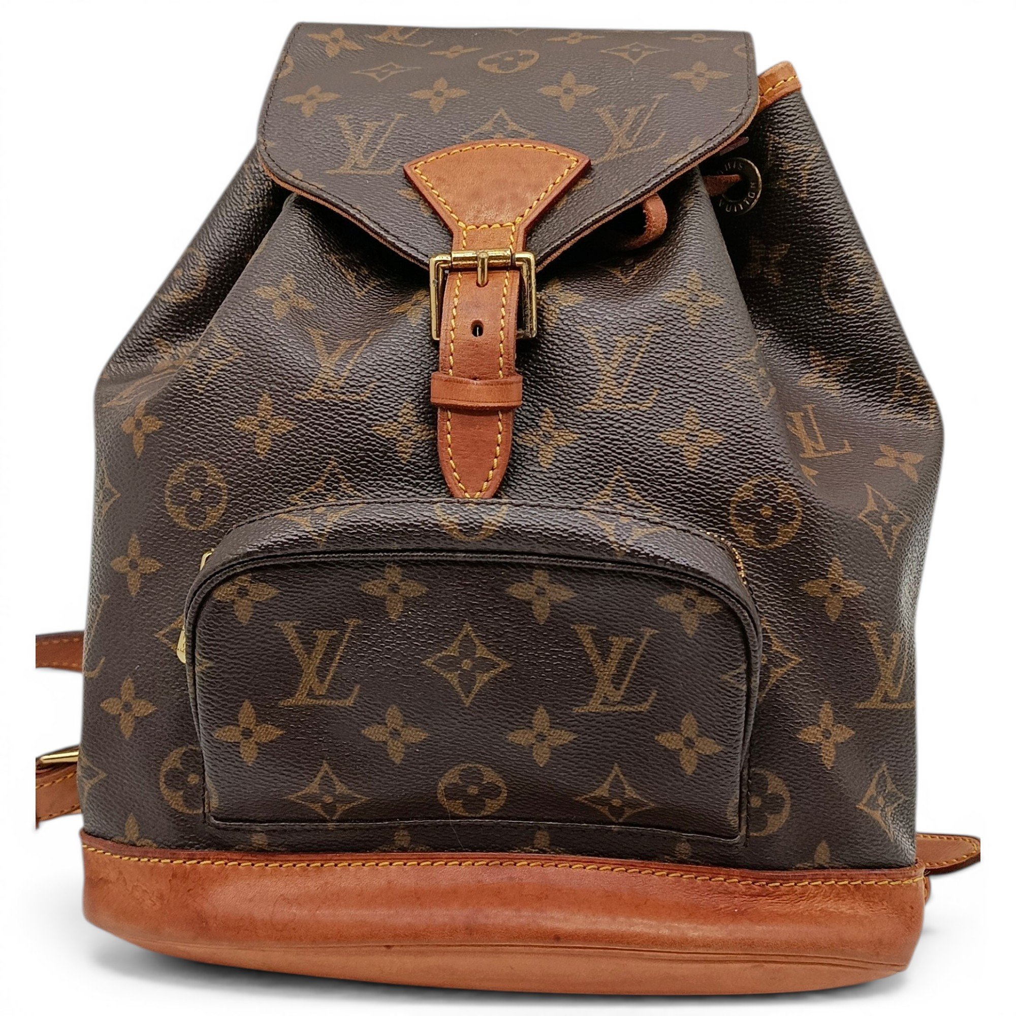 Louis Vuitton Montsouris Vintage cloth backpack