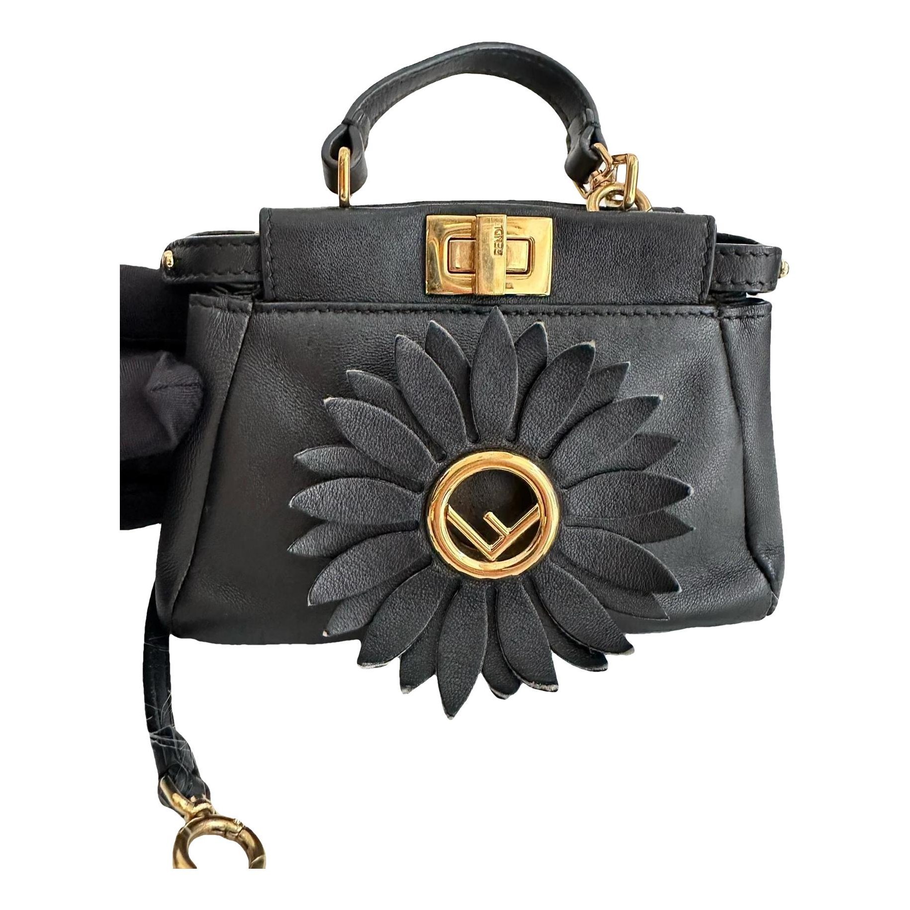 Peekaboo leather mini bag