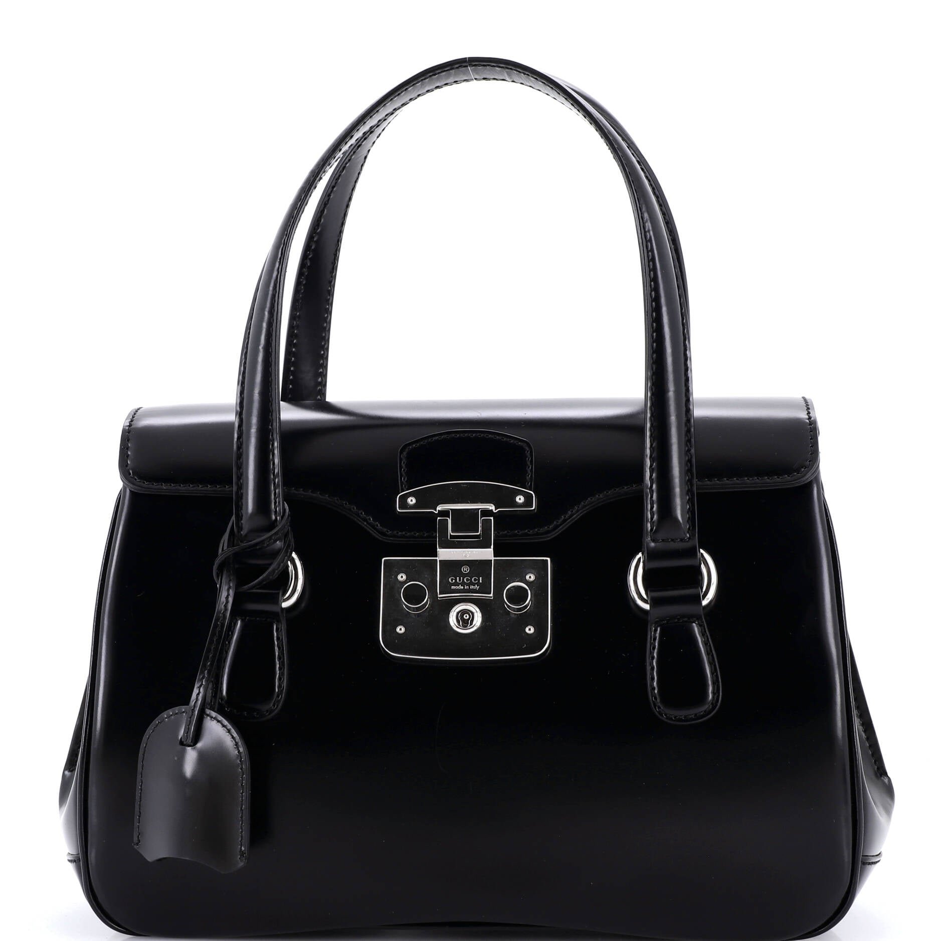 Gucci Lady Lock Satchel Leather Medium