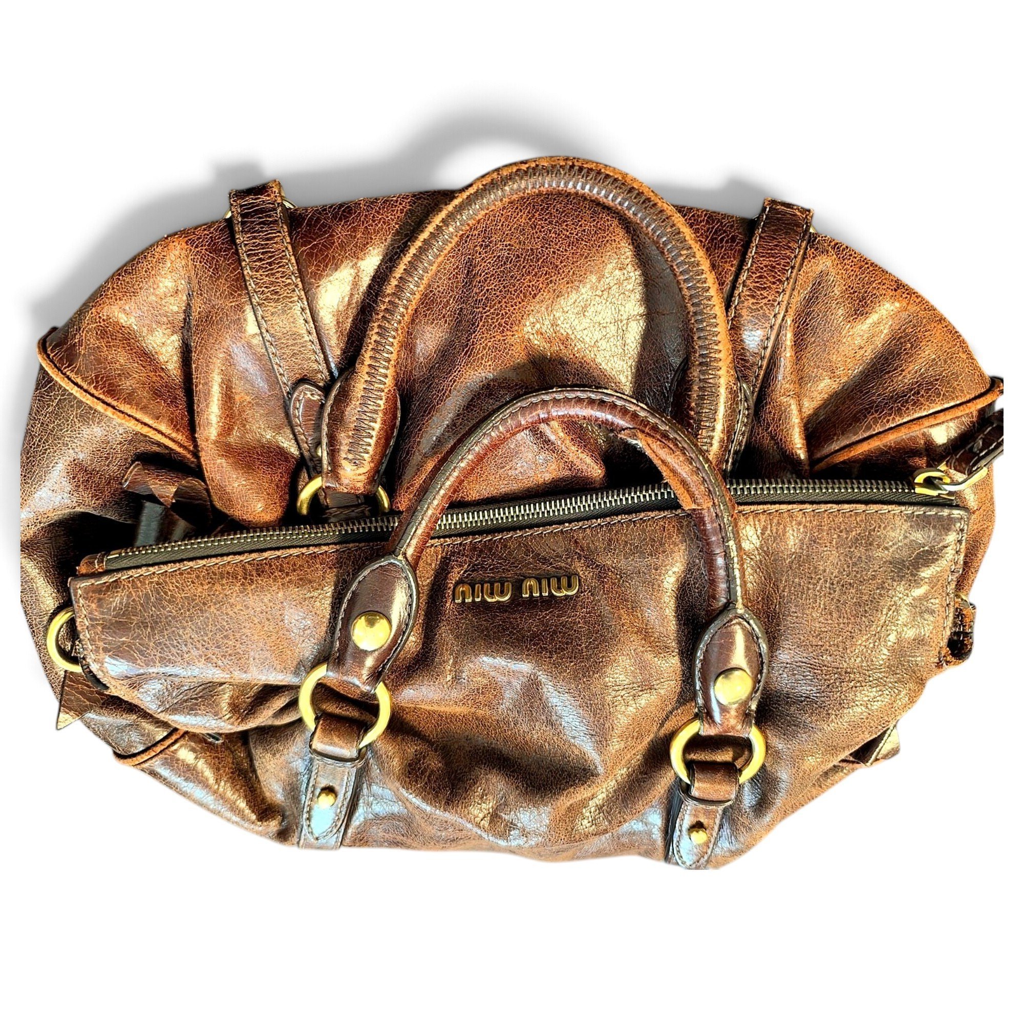 Vitello leather handbag