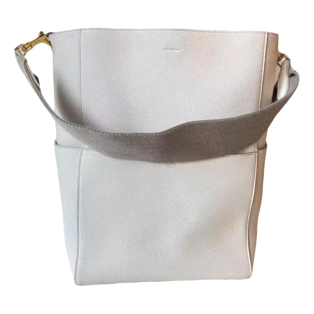 Seau Sangle leather tote