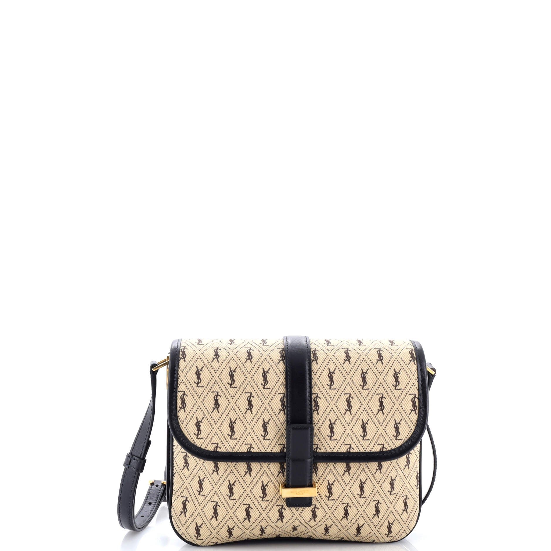 Top Flap Satchel Monogram All Over Canvas and Leather Small