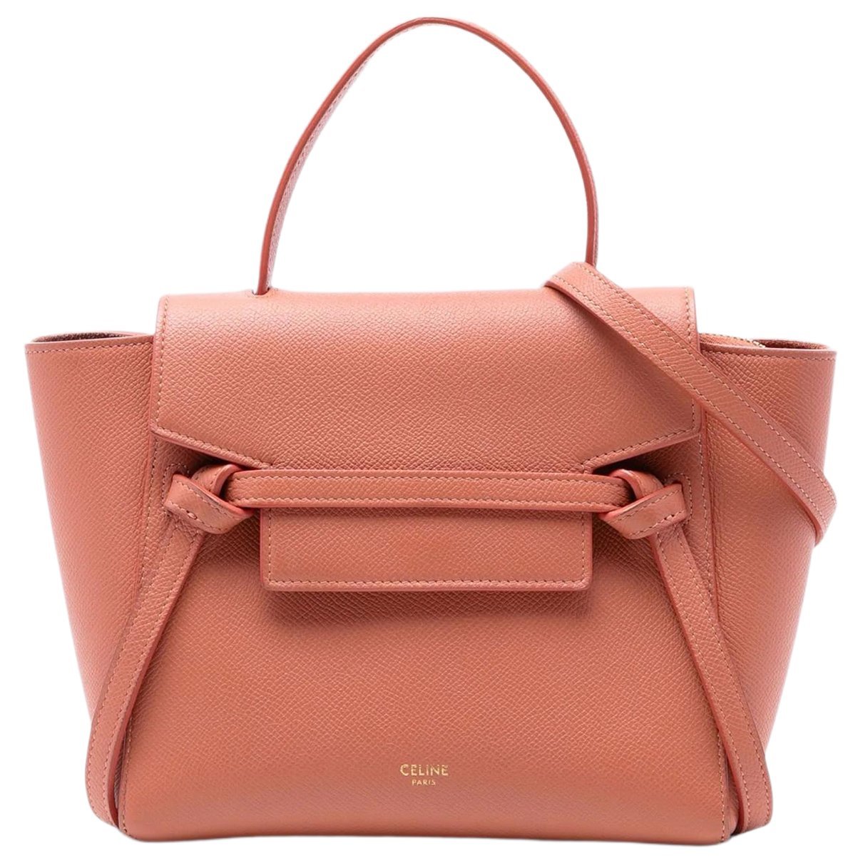 Belt leather satchel
