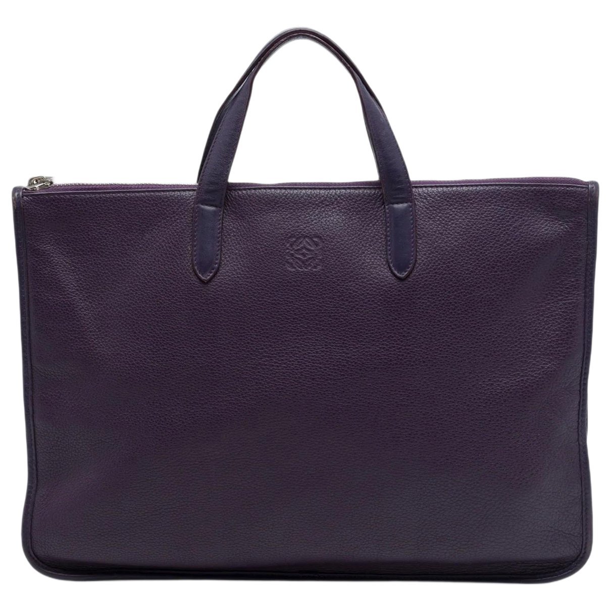 Anagram leather handbag