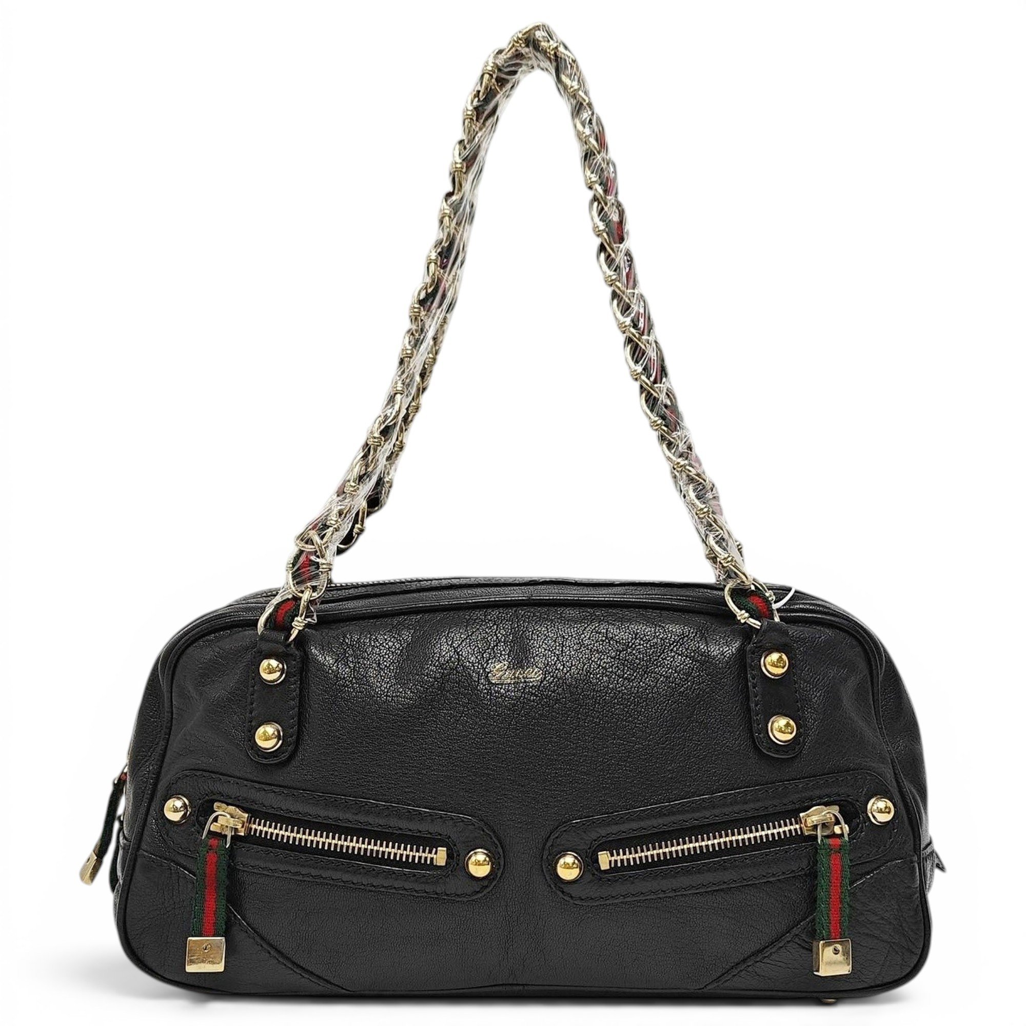 Leather handbag