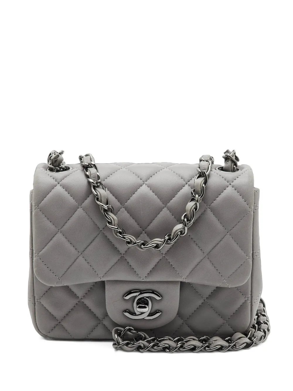 2013-2014 mini quilted CC turn-lock flap shoulder bag