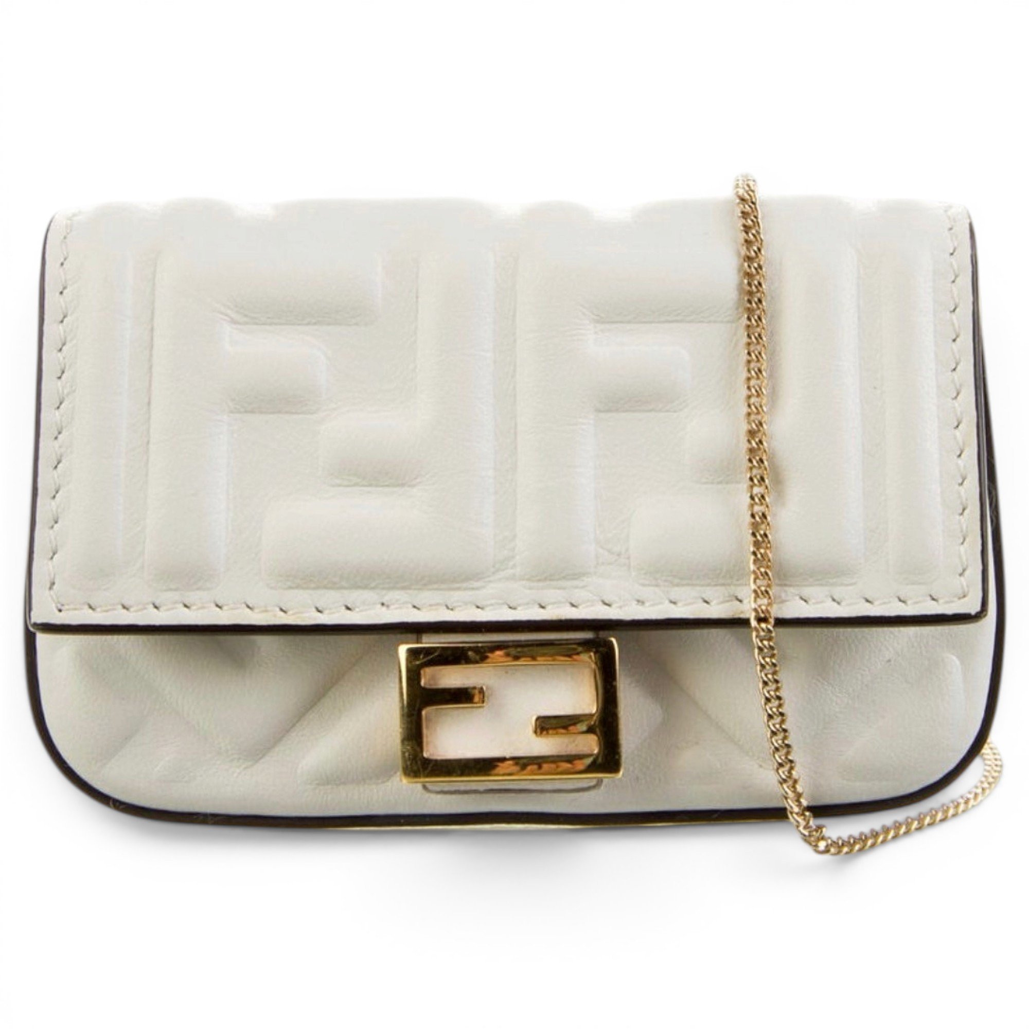 Baguette leather handbag