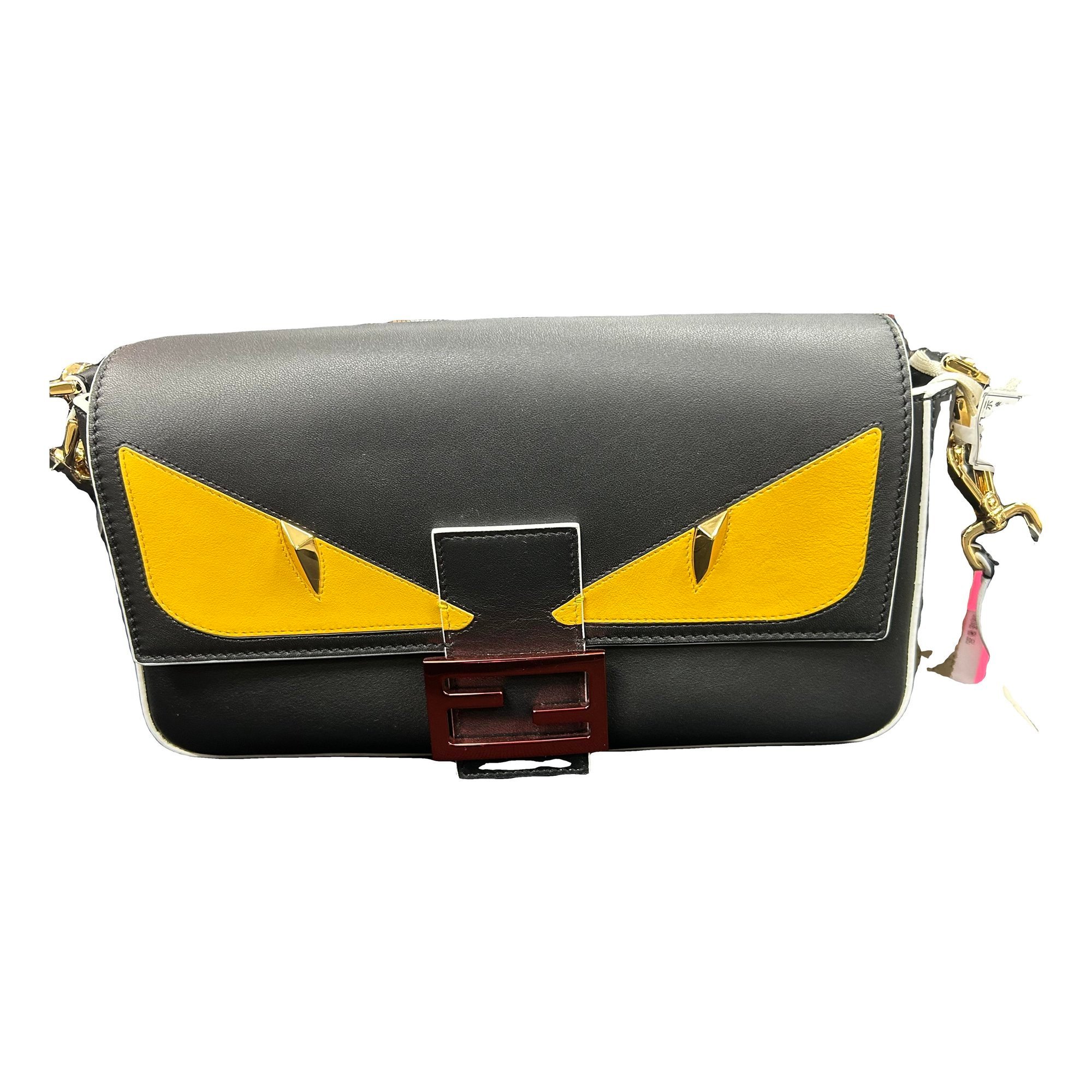 Baguette leather handbag