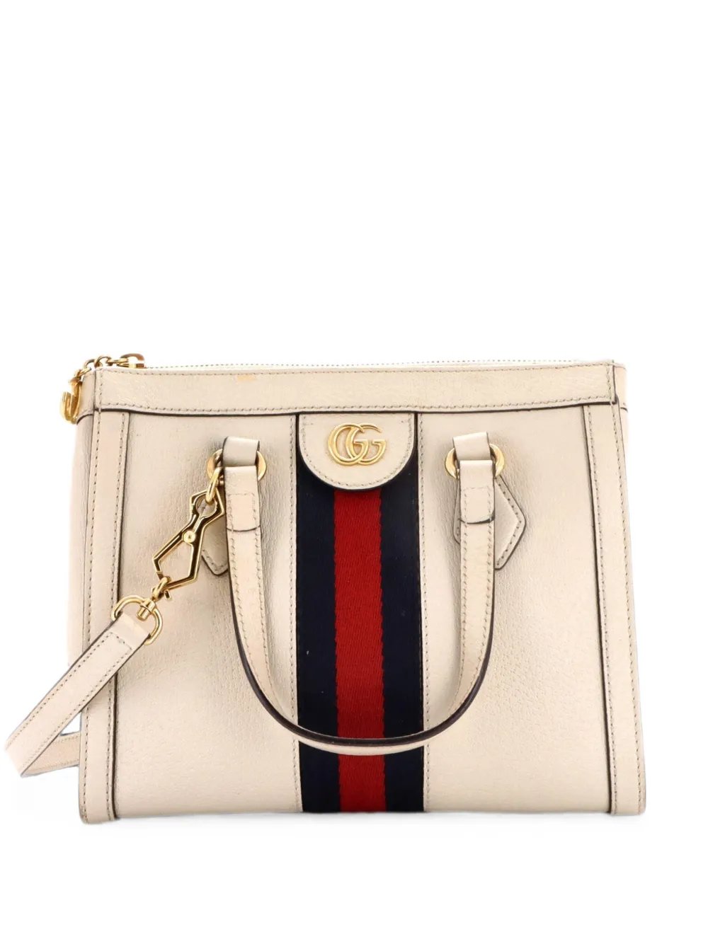 Ophidia Top Handle Tote Leather Small satchel