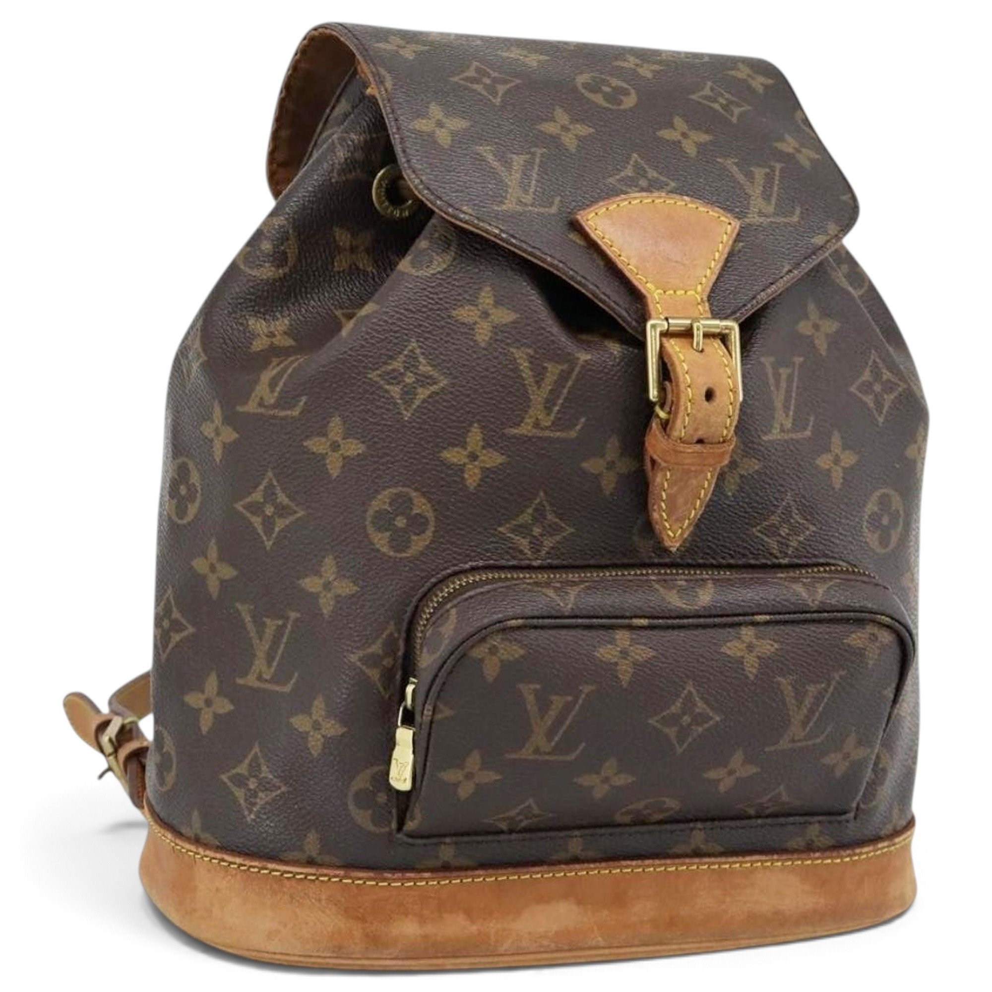 Montsouris leather backpack