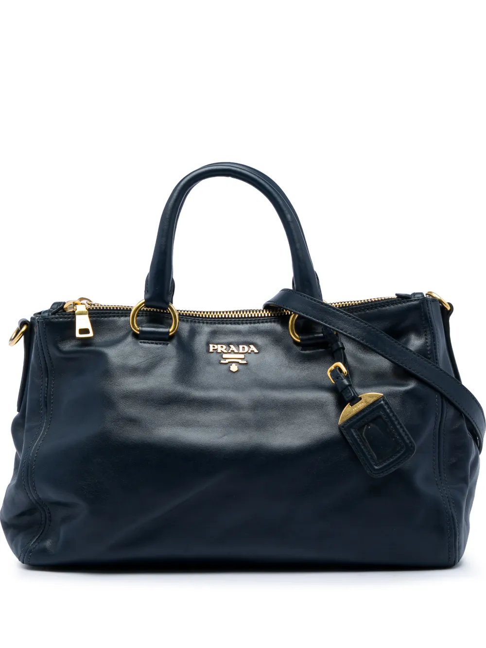 2010-2026 Soft Calf Double Zip Convertible Tote satchel