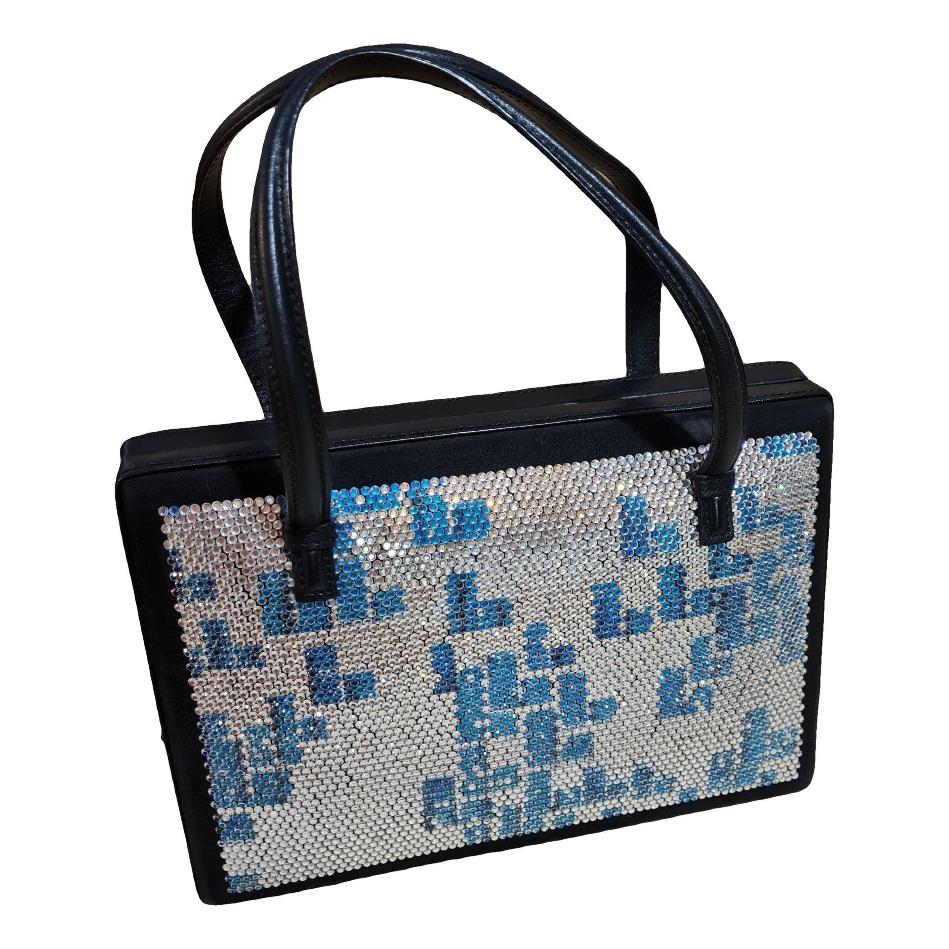 Postal leather handbag