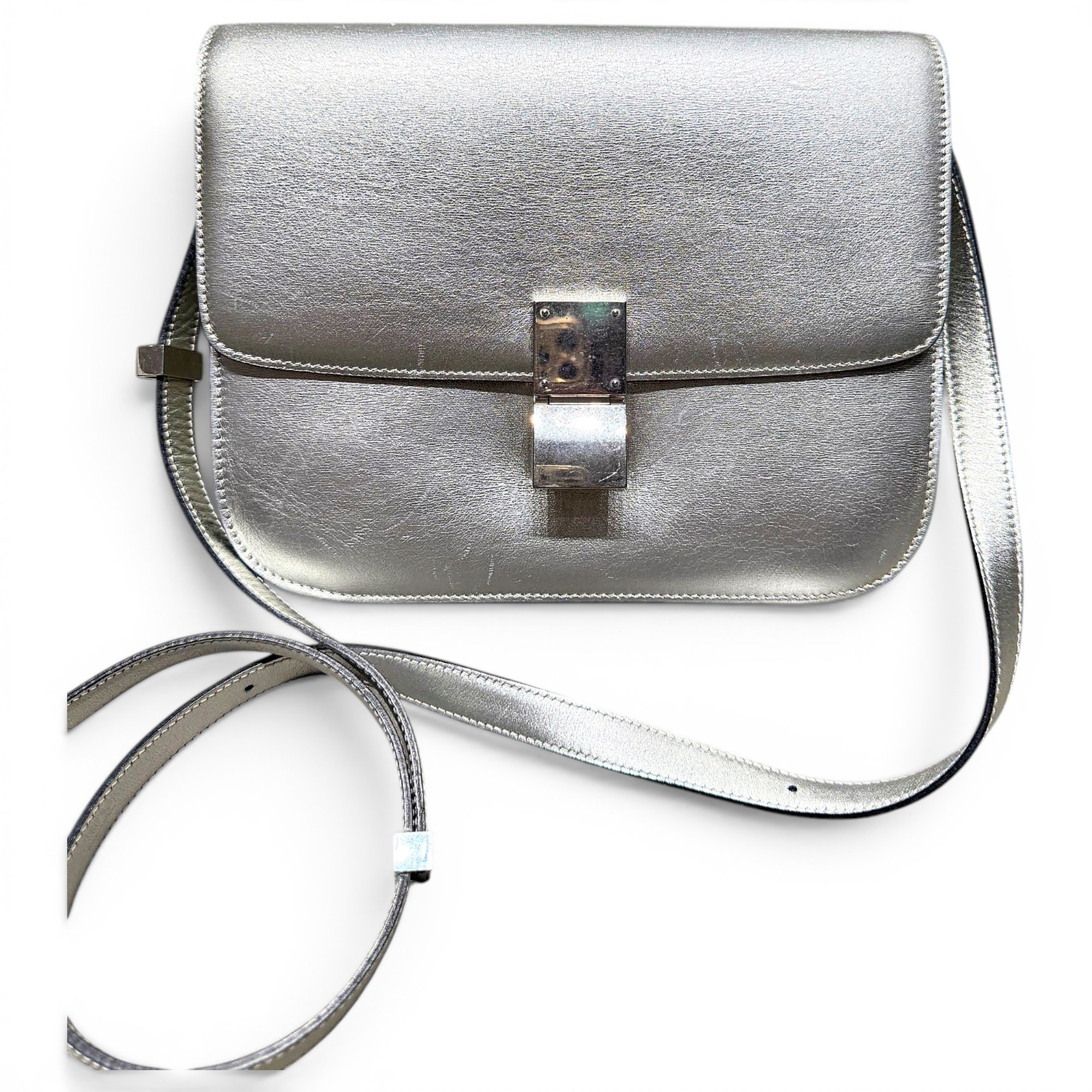 Classic leather handbag
