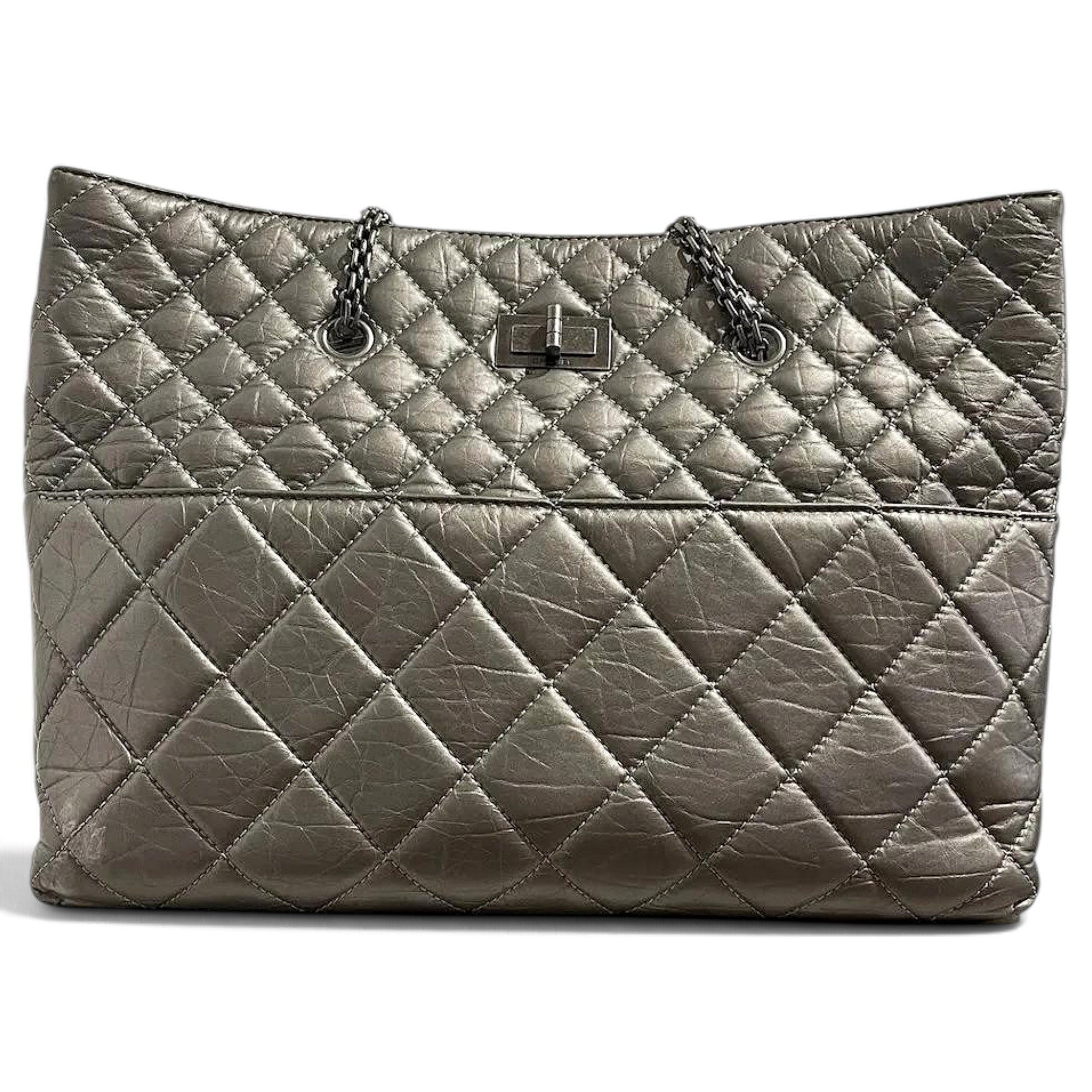 2.55 leather tote