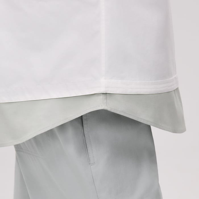 Blanc "Twin Bicolore" Hooded Jacket