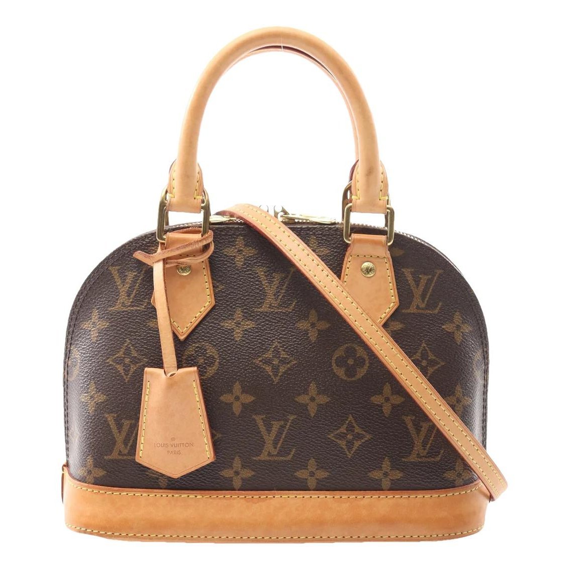 Louis Vuitton Alma BB cloth handbag