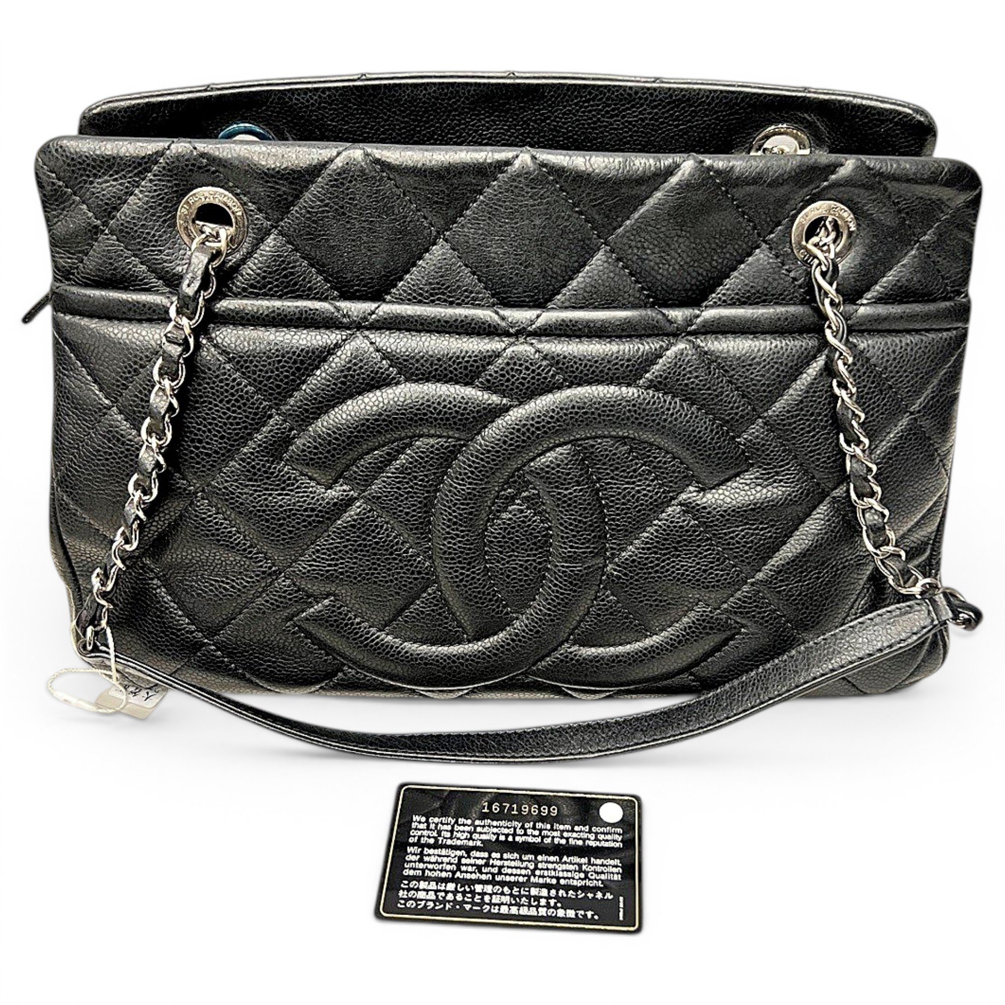 Leather tote