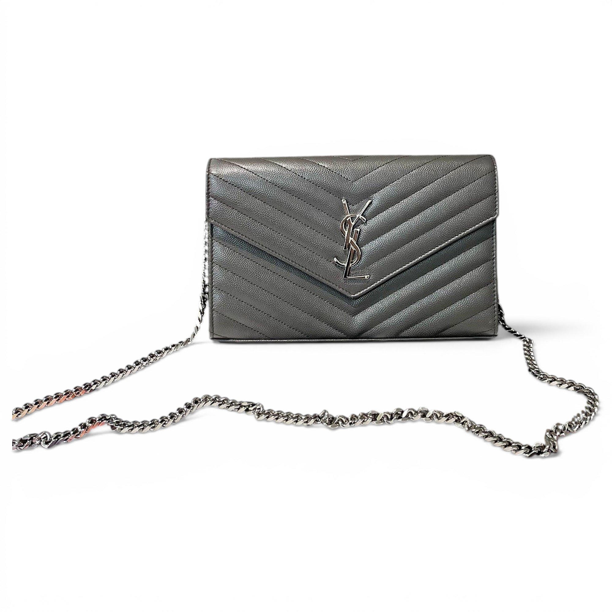 Portefeuille enveloppe leather handbag