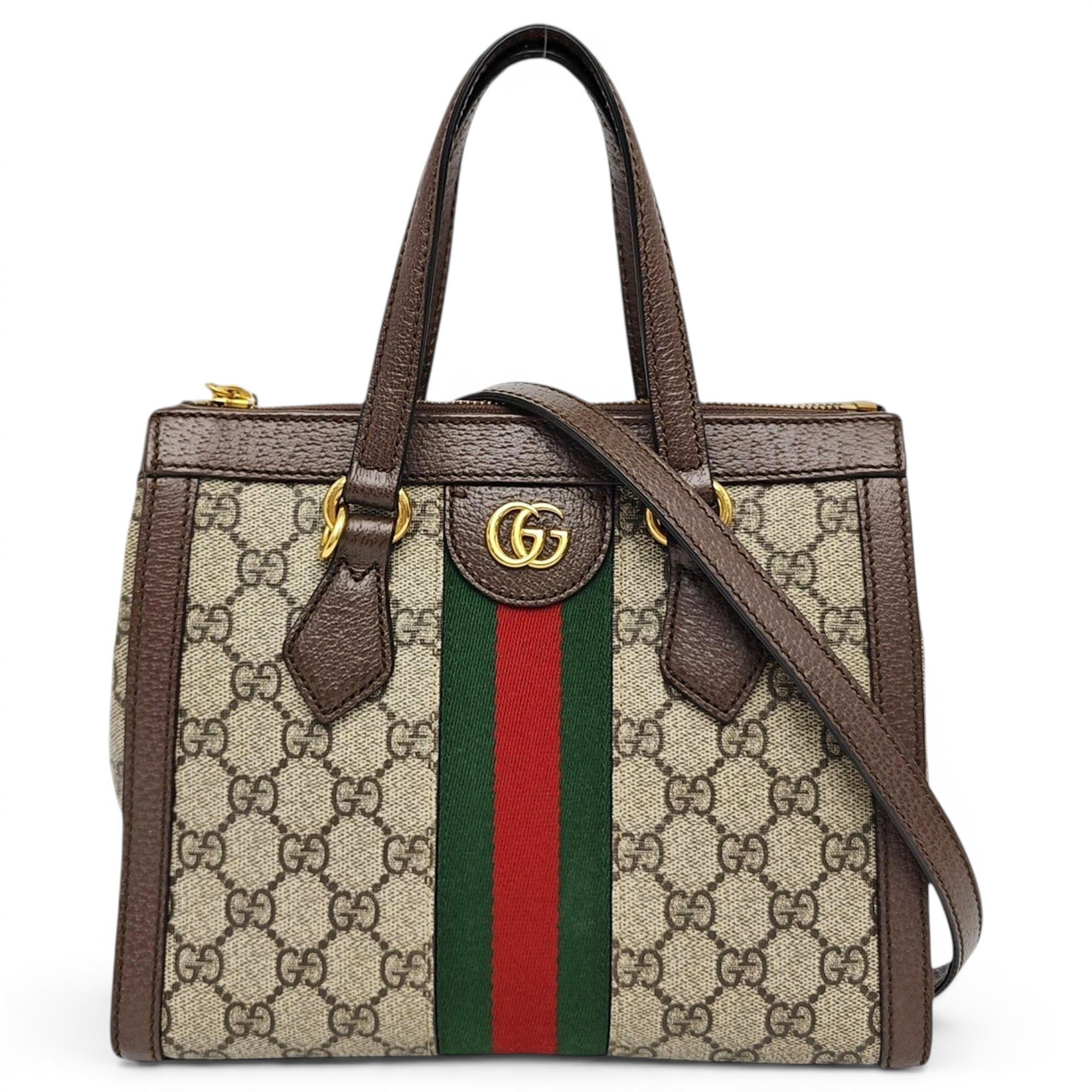 Ophidia leather handbag