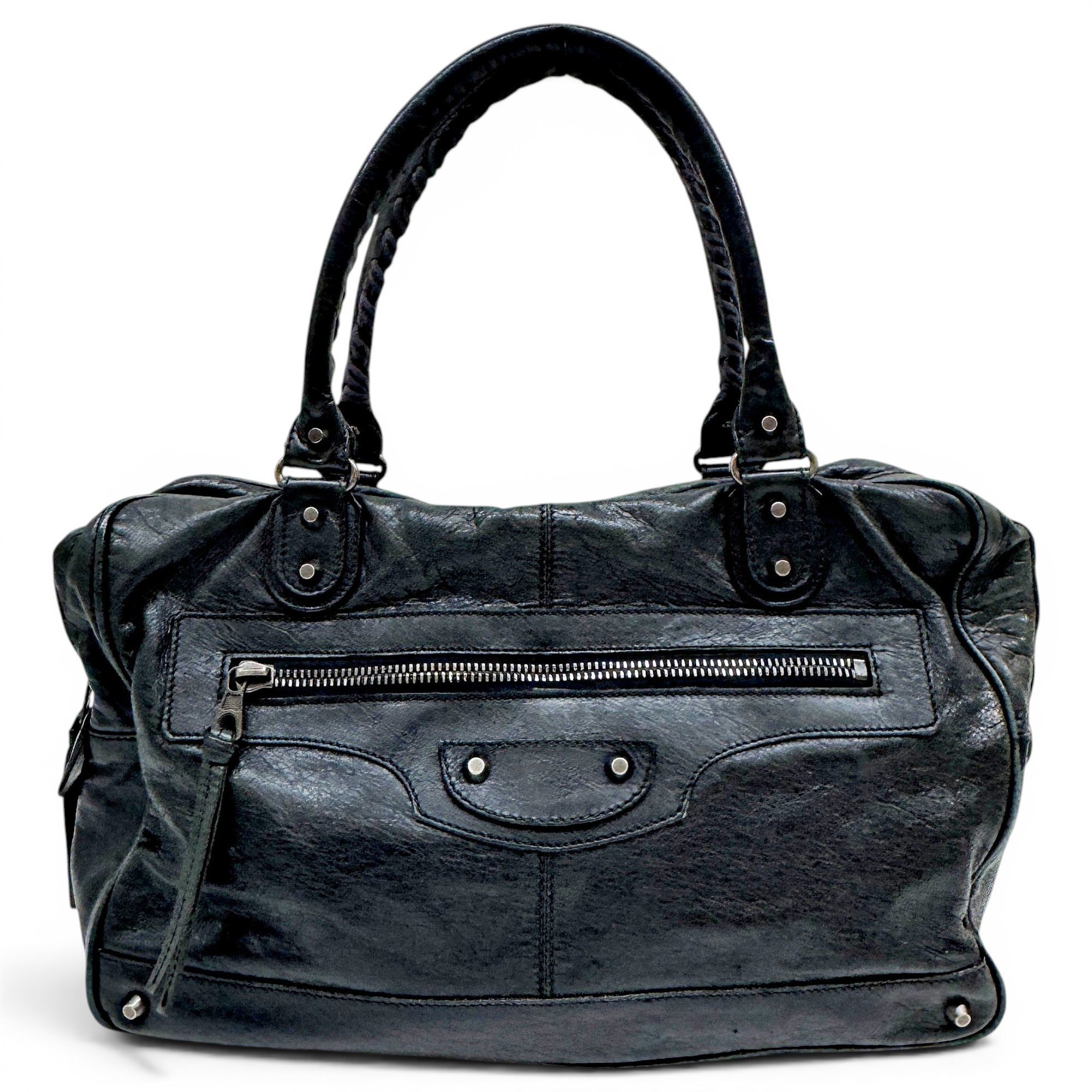 Leather handbag