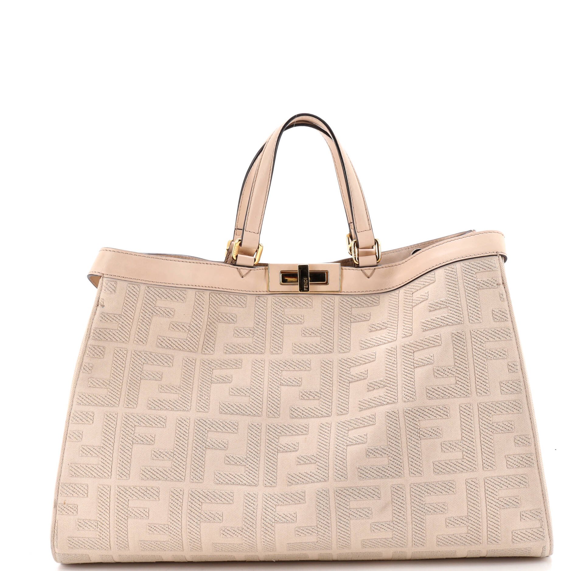 Peekaboo X-Tote Zucca Jacquard with Leather Medium