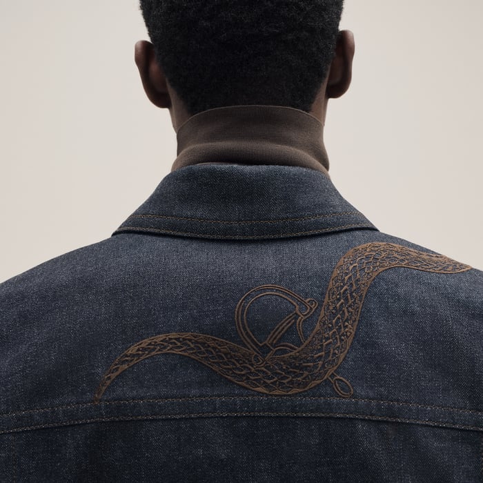Indigo Straight Cut Denim Jacket
