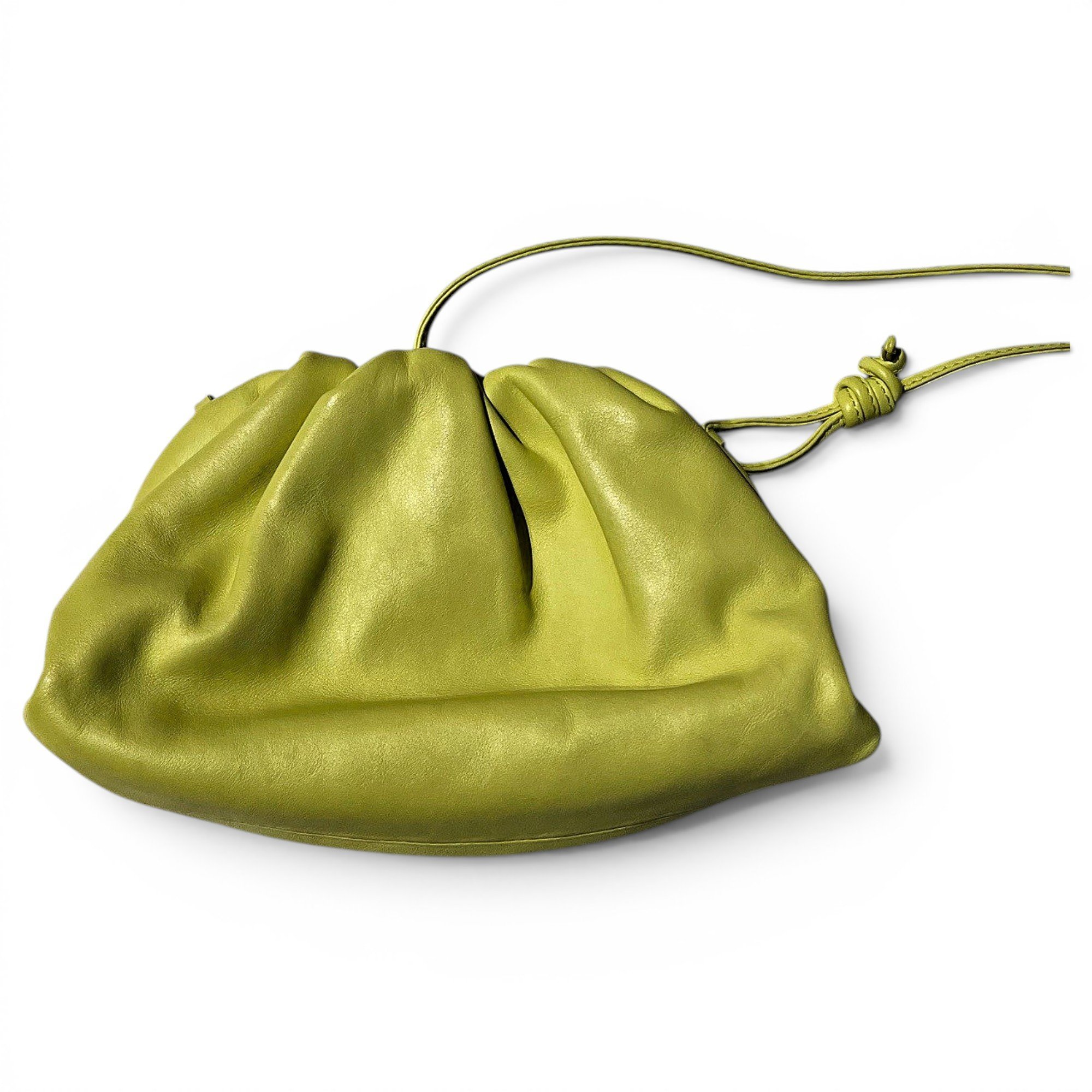 Pouch leather handbag