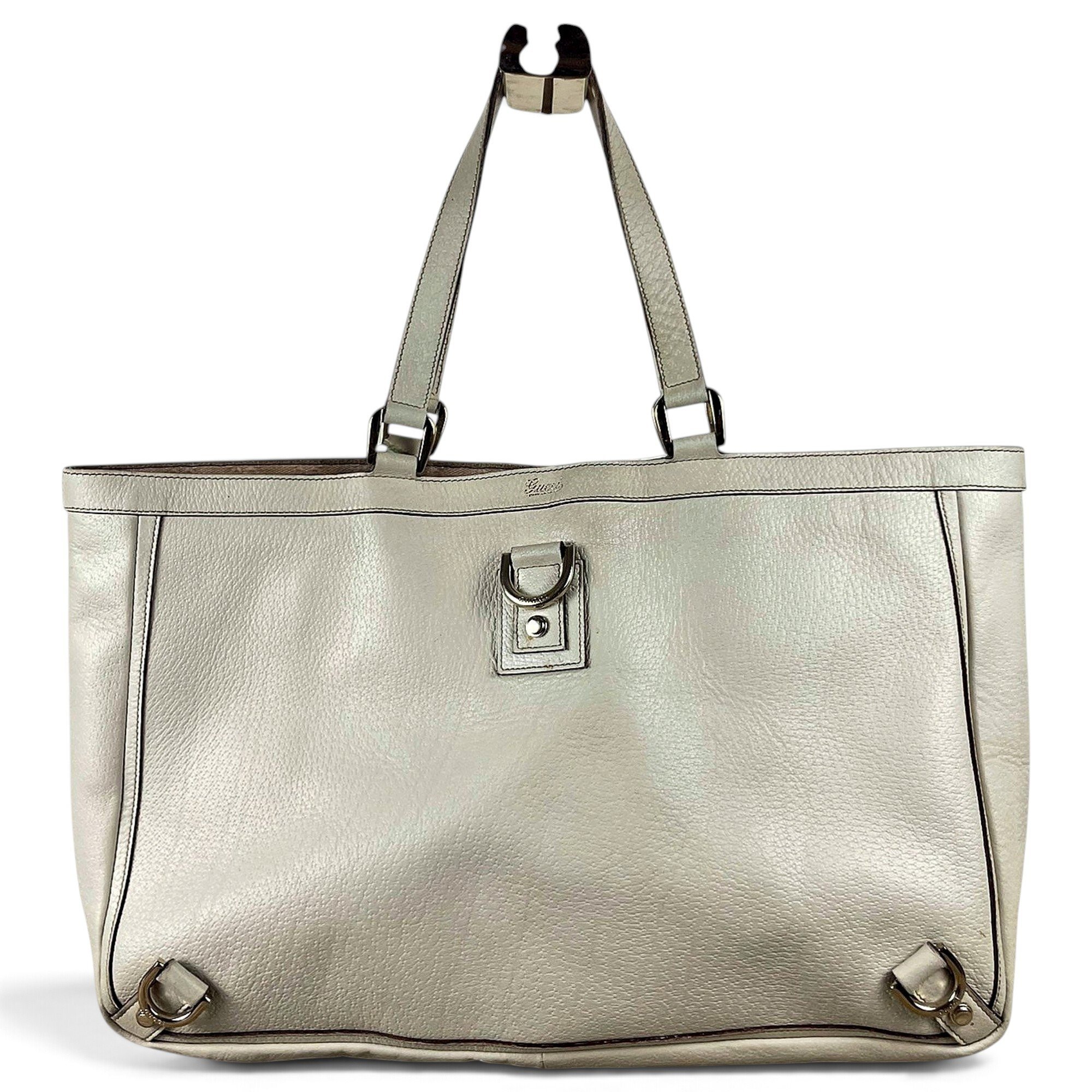 D-Ring leather handbag